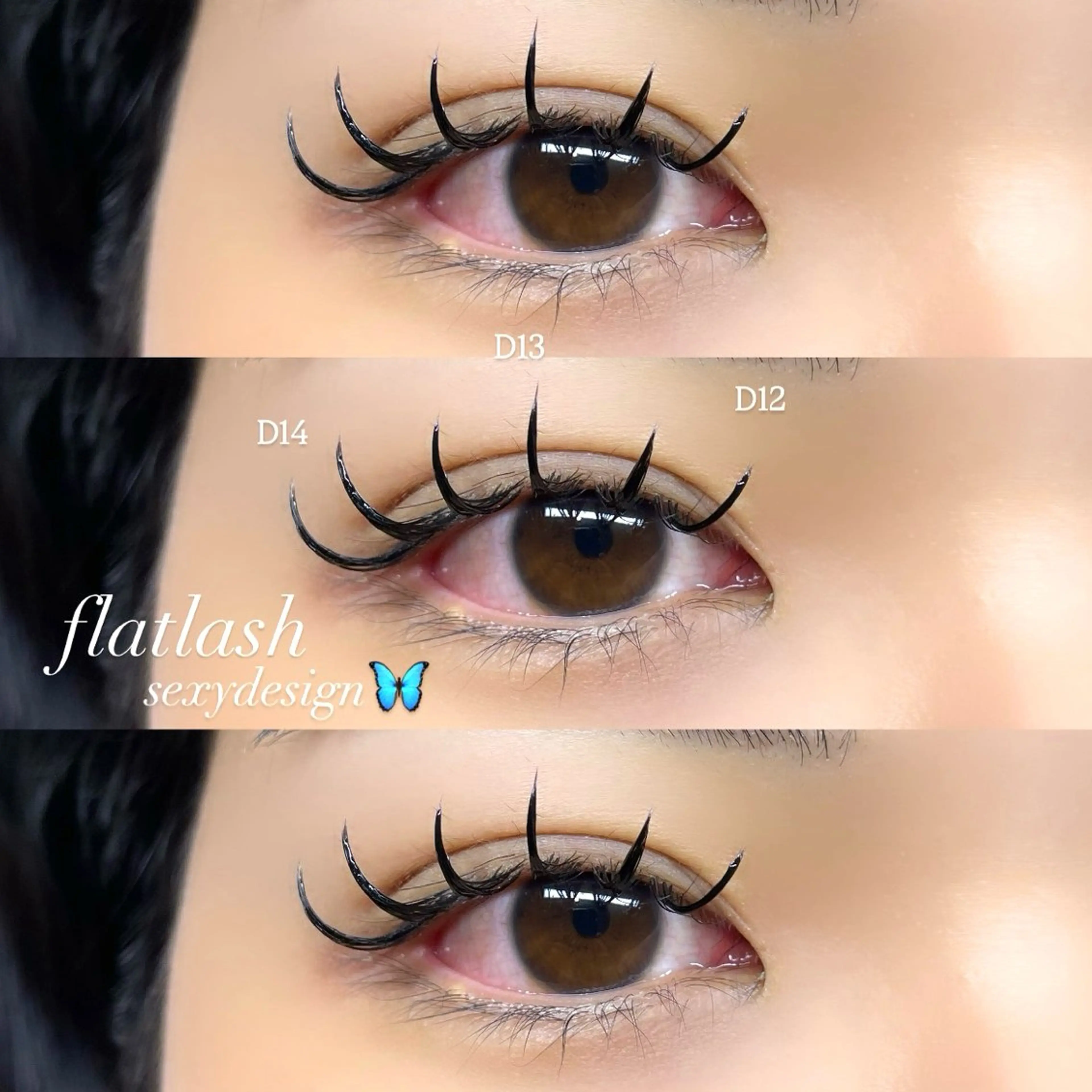 マツエク・マツパ マツエク Mell Yuuna ♡パリエク /束感のマツエク・マツパデザイン