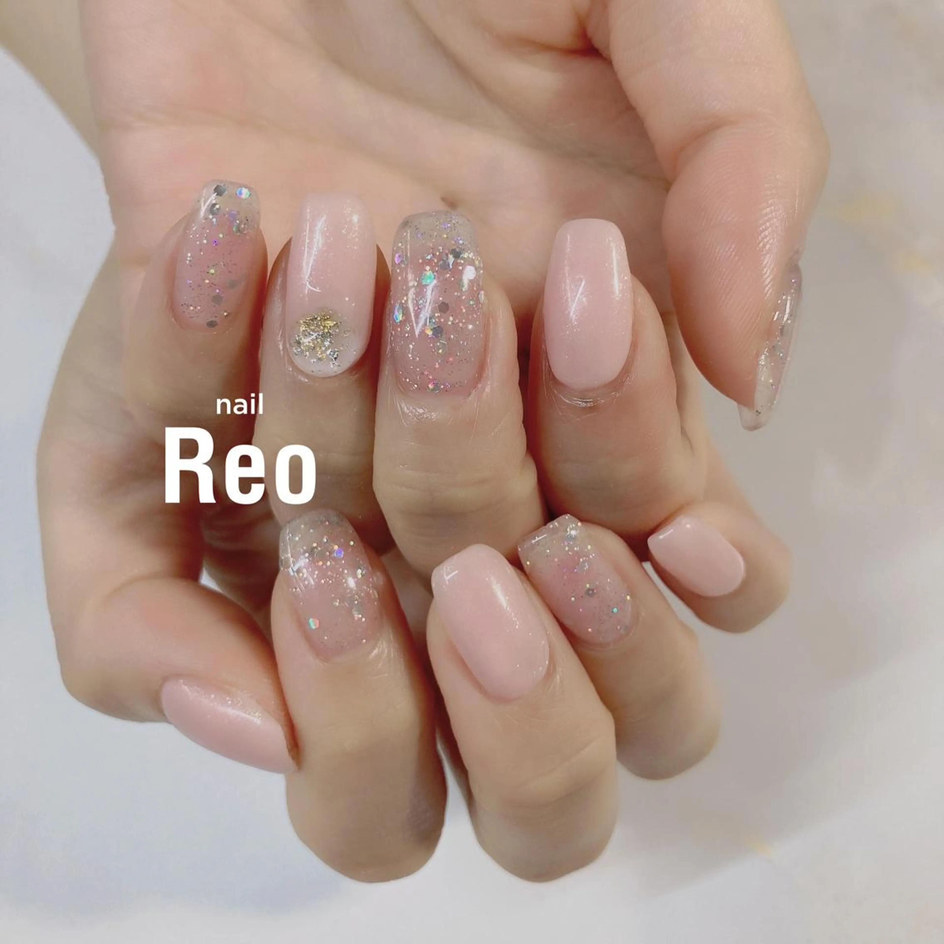 ミディアム ネイル Reonail 💕Kana💕のネイルデザイン