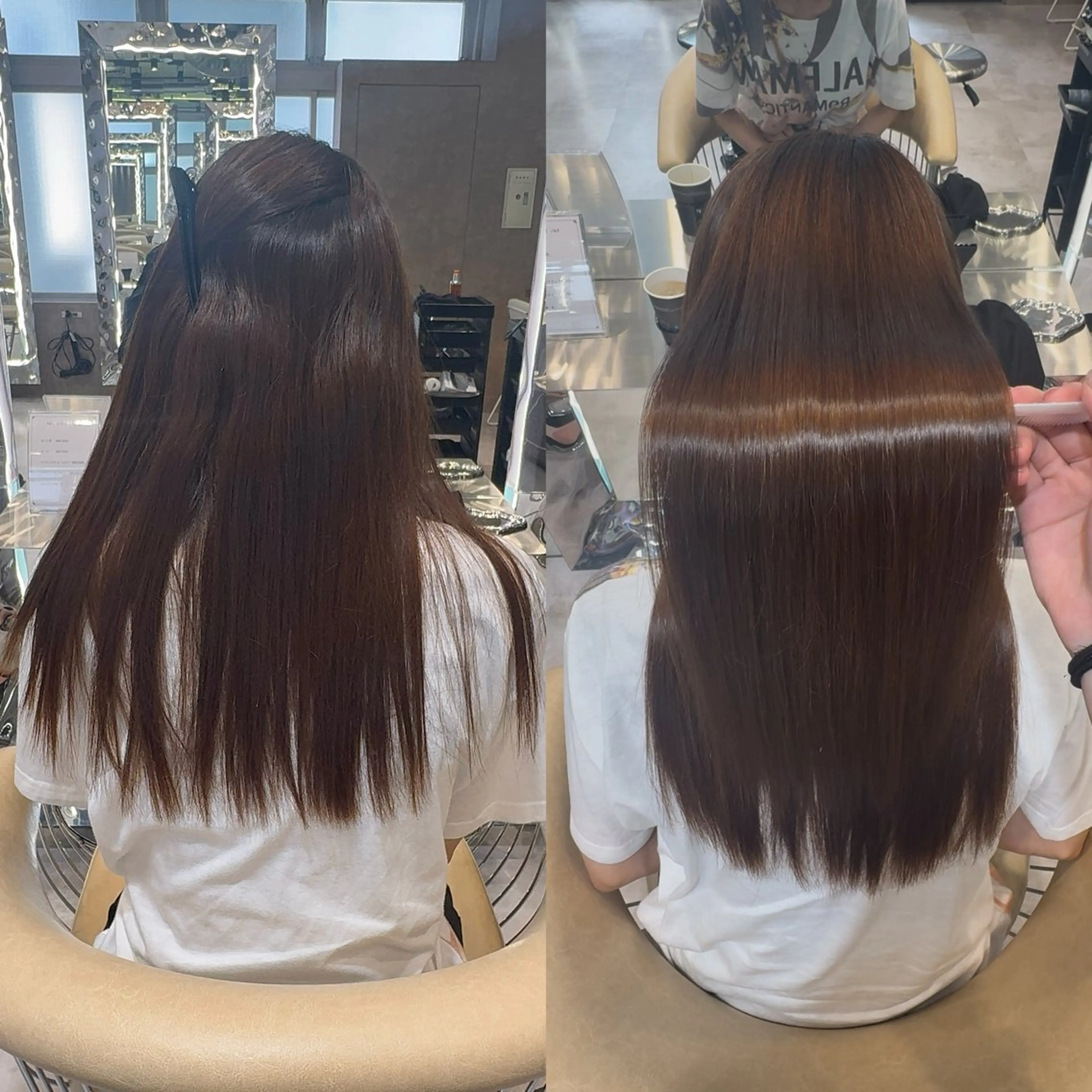 ロング ヘアカラー トリートメント 池袋/暖色カラー/ レイヤー/YUKAのヘアスタイル