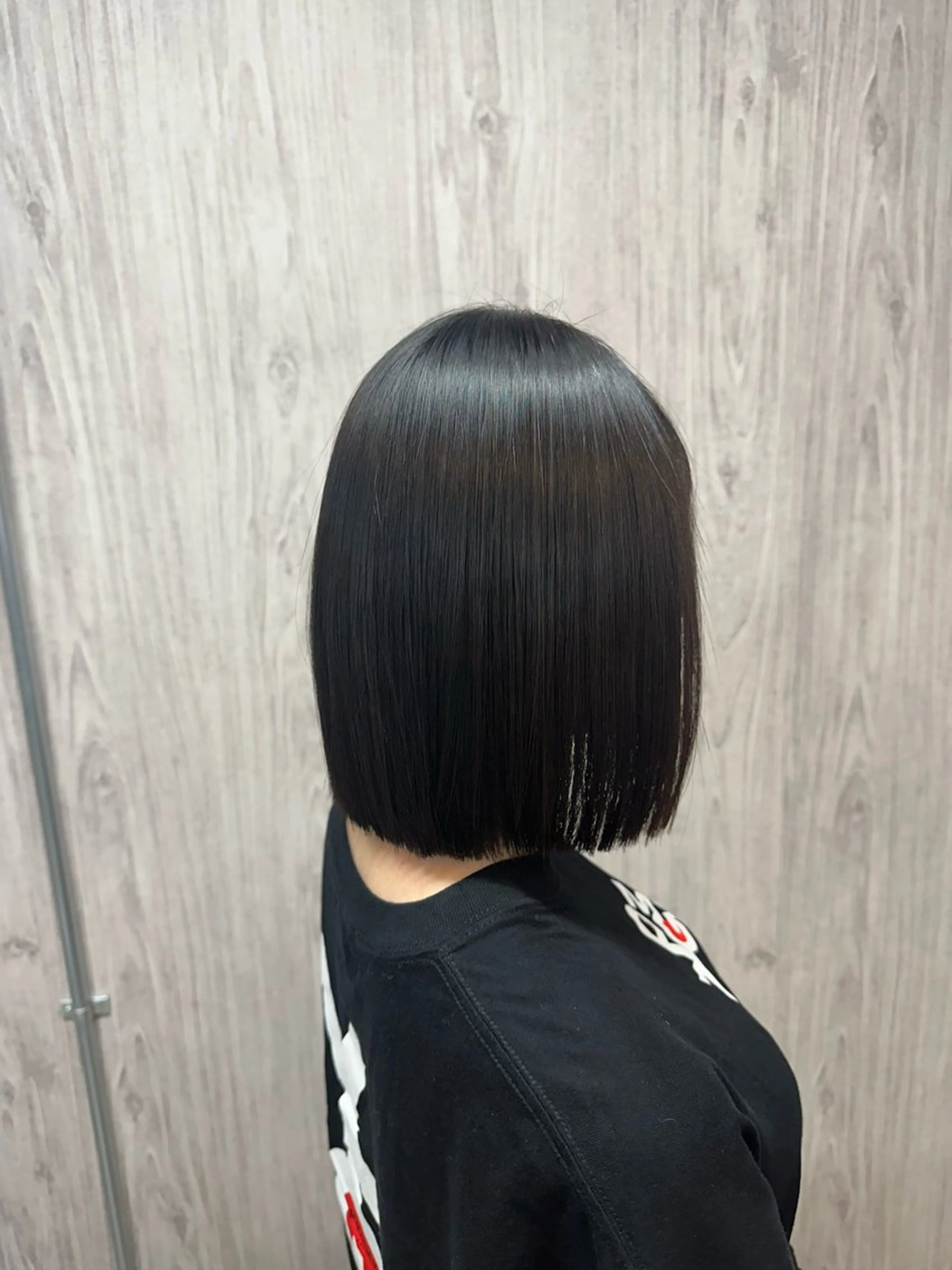 ミディアム 縮毛矯正 lafit YURITOのヘアスタイル