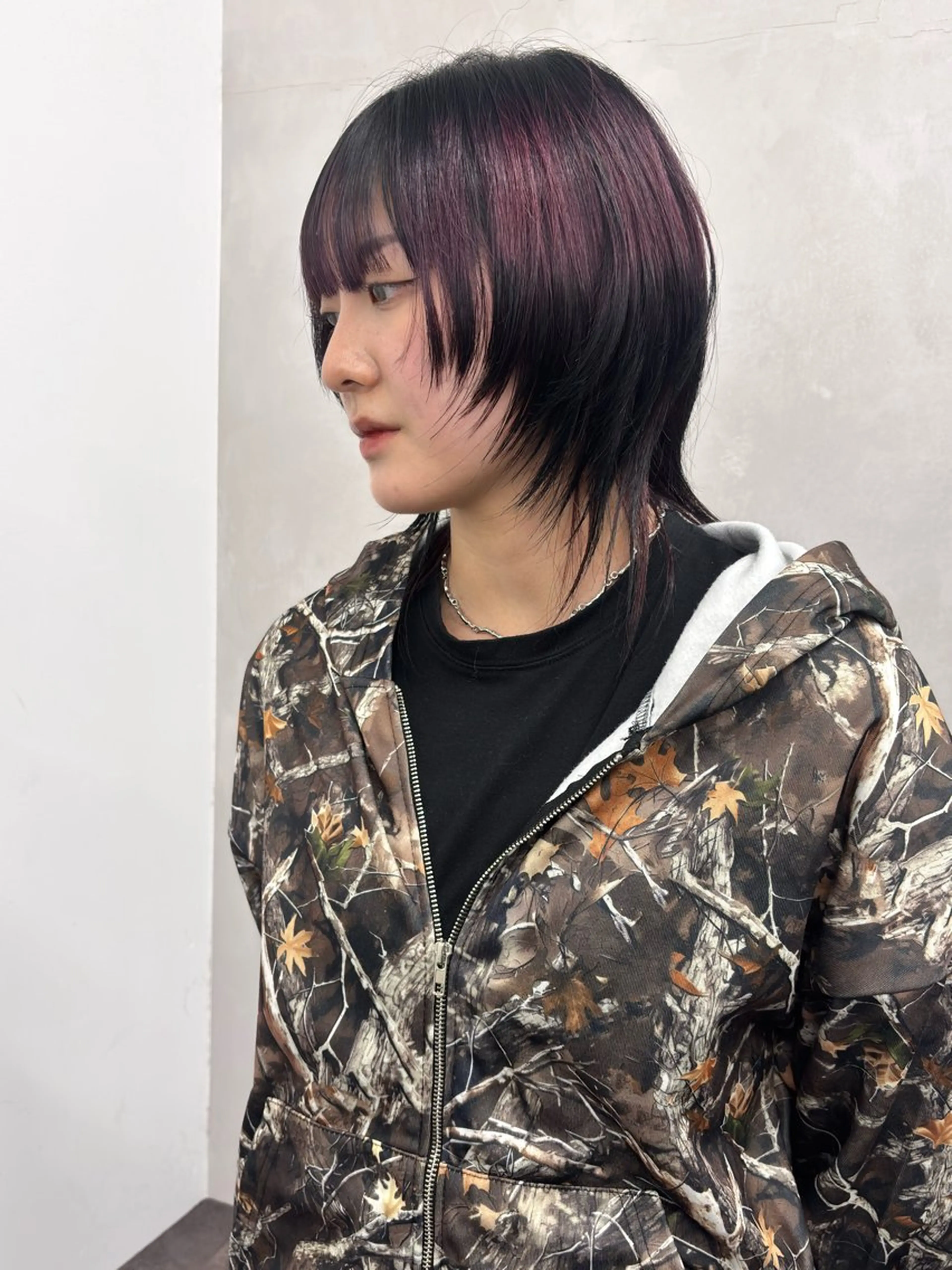 ミディアム ウルフカット ゲンキ /ウルフカットのヘアスタイル