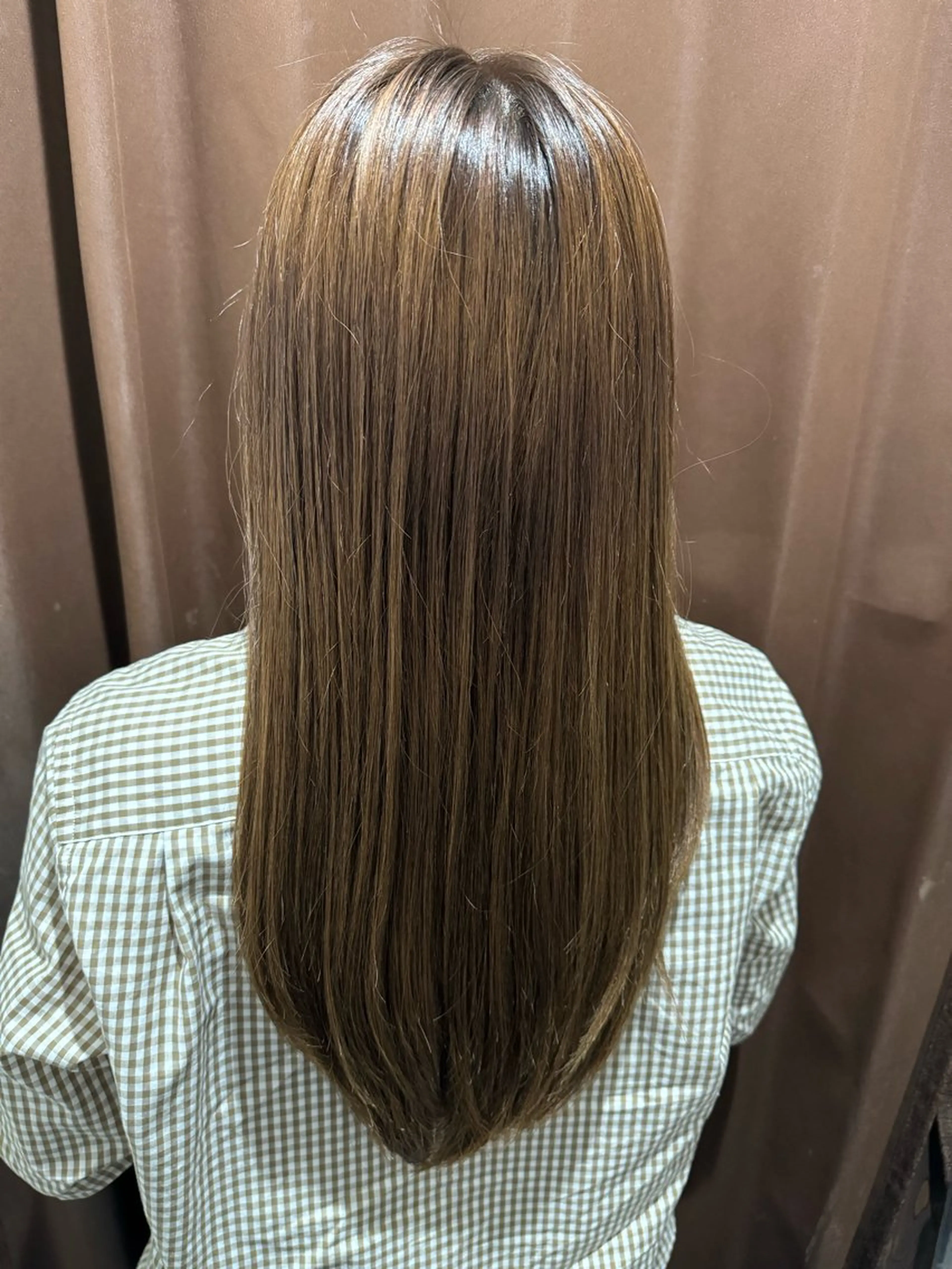 ロング なぎさ/ﾏﾂﾊﾟ ｽﾄﾚｰﾄ/ｶﾗｰのヘアスタイル