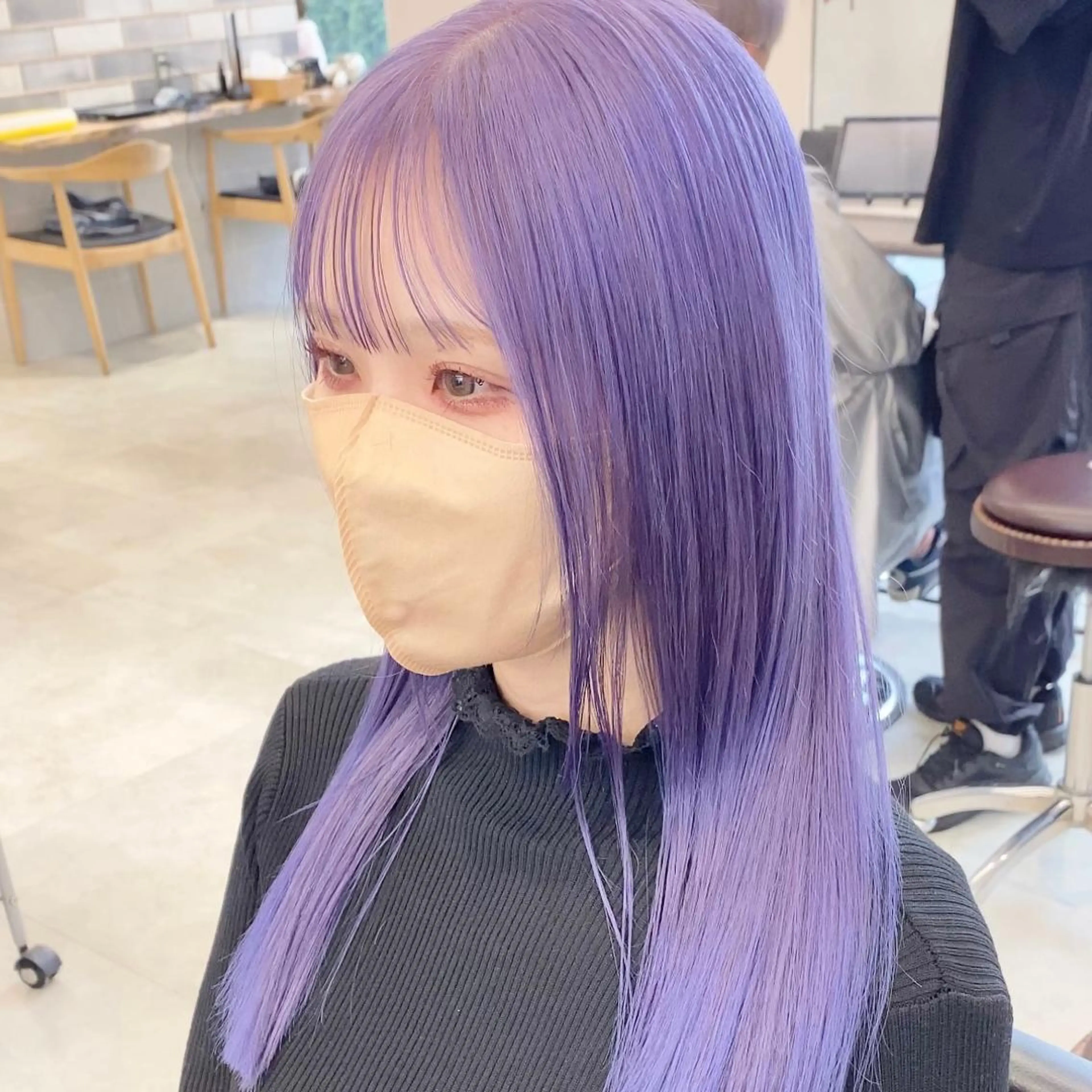 ロング カラー ヘアカラー トリートメント DX share salon渋谷所属・カラー系/カット特化 🟠オオタキマサシのヘアスタイル