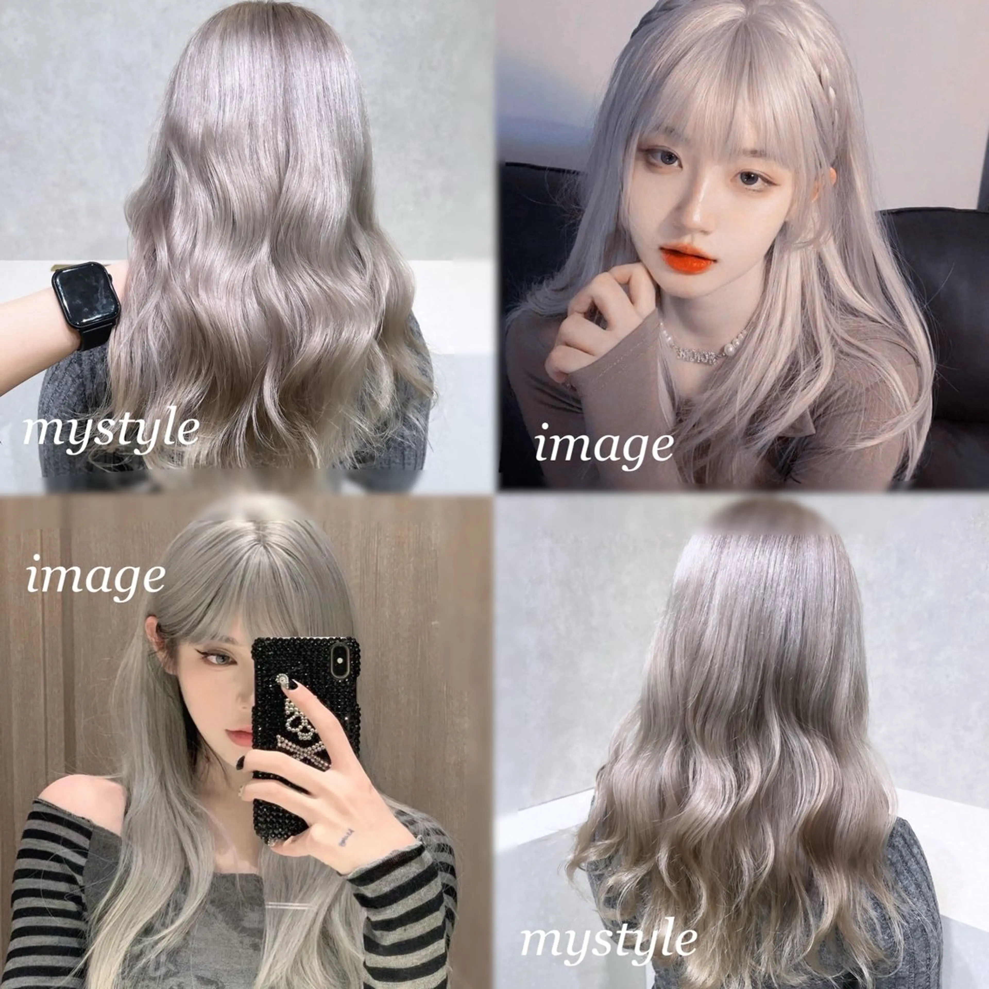 ロング カラー 韓国レイヤー🇰🇷 顔周り/yui💞のヘアスタイル