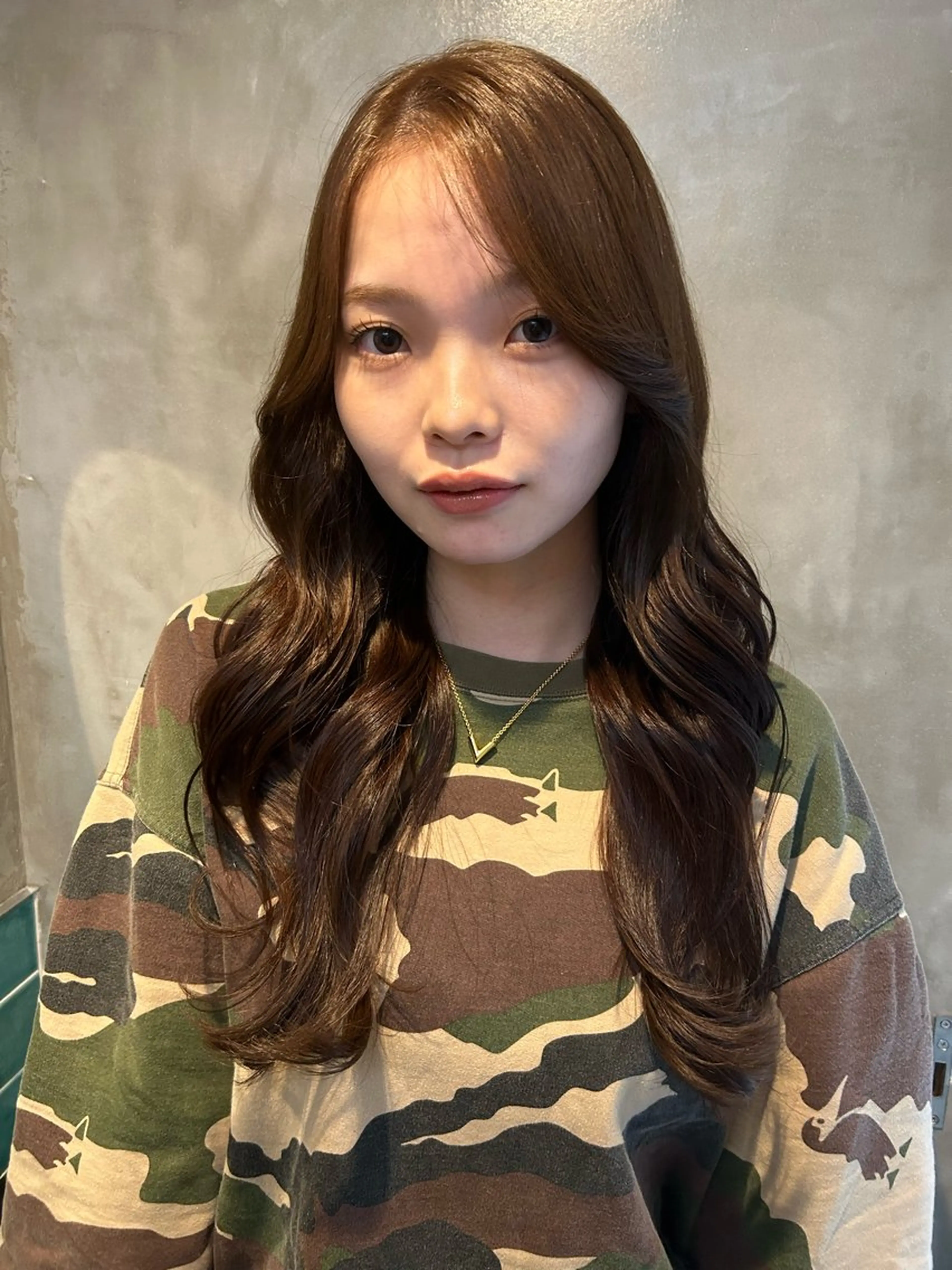 ミディアム カラー 似合わせカット✂︎ りょお🫧のヘアスタイル