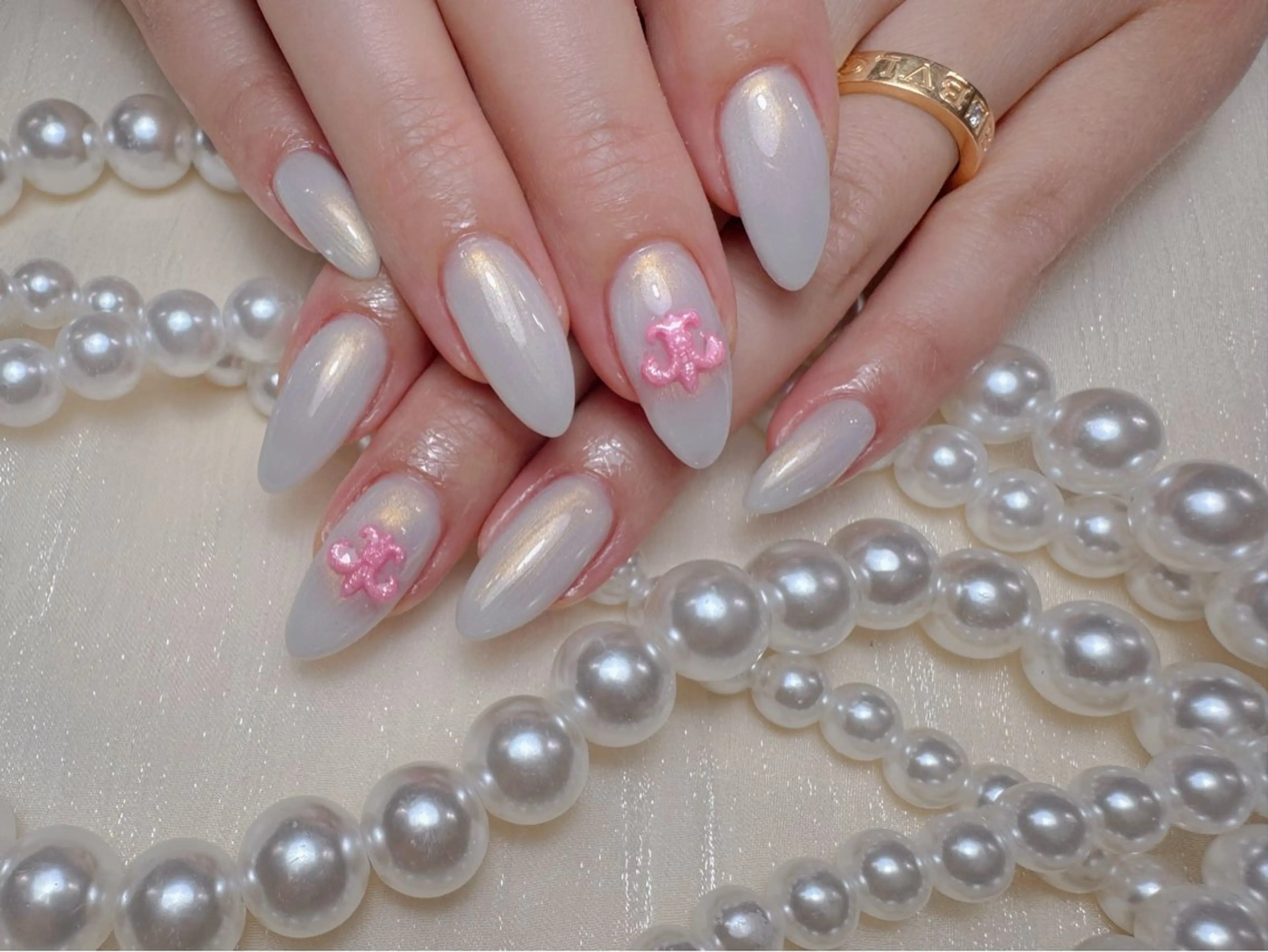 ネイル ハンドネイル マジック ミラーのネイルデザイン