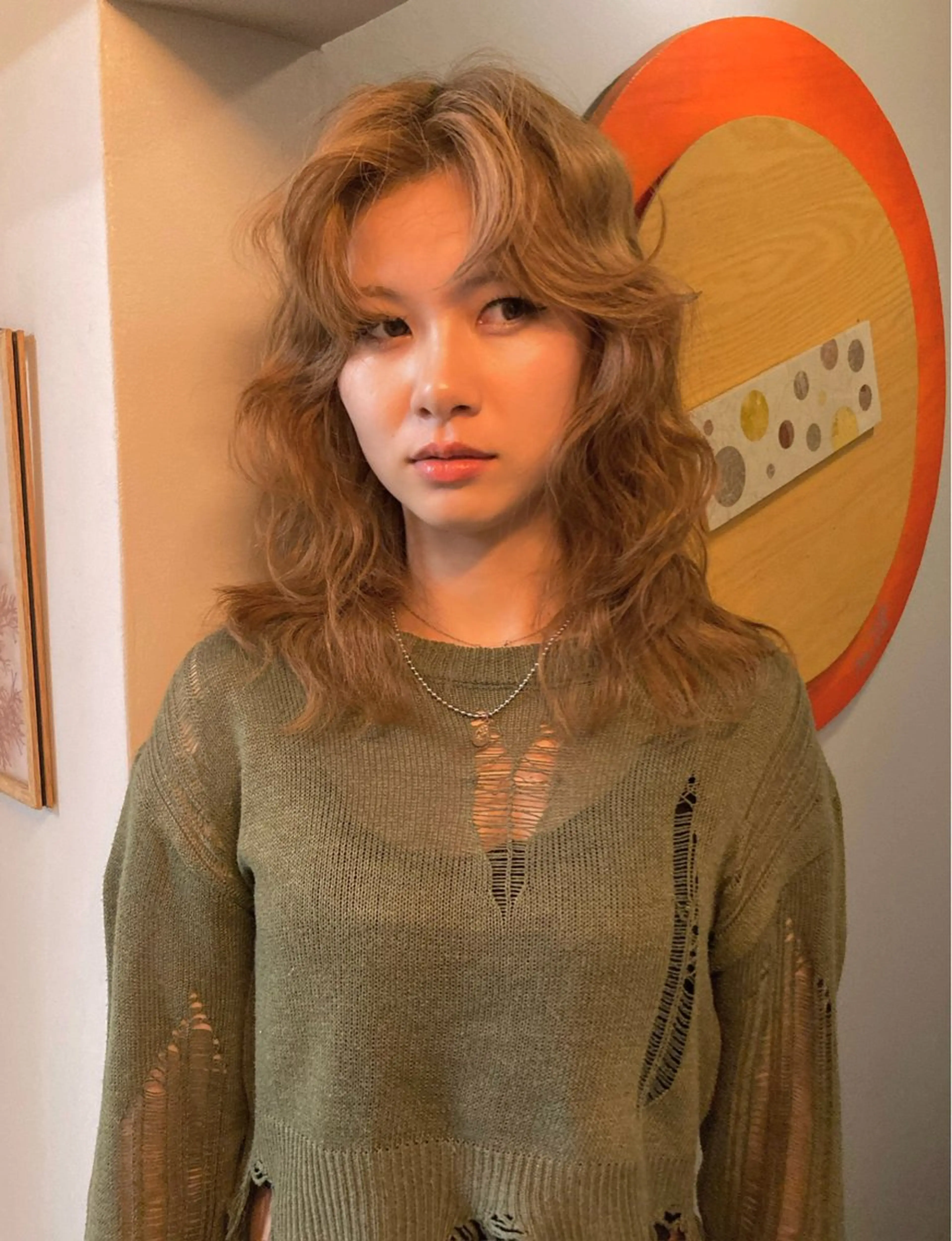 セミロング カラー ハイトーンカラー レイヤーカット 🪐無料カットモデル 募集中🪐ナオキのヘアスタイル