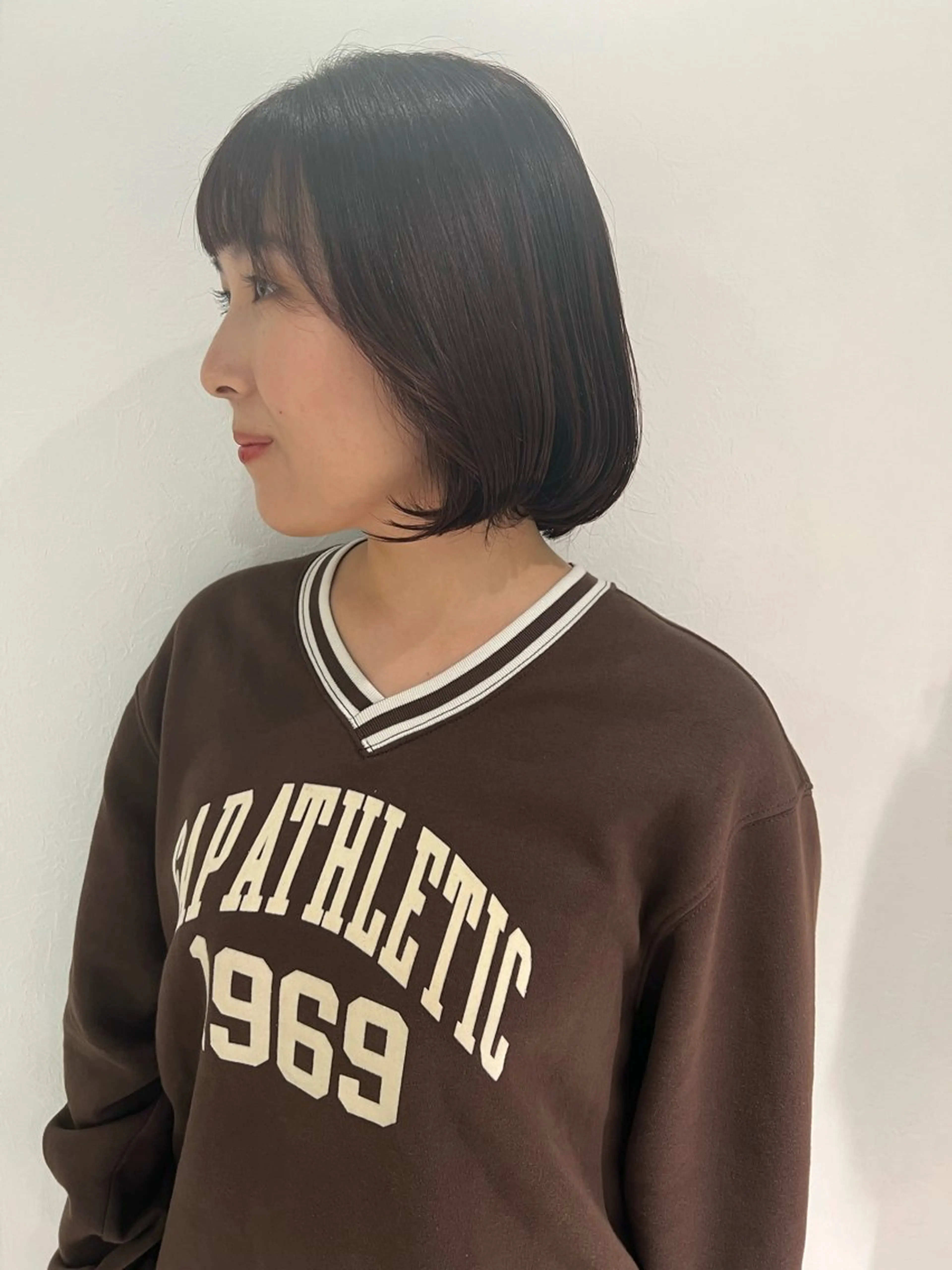 ショート カラー ヘアアレンジ ボブ 韓国風ヘア 「sumi」 AMIのヘアスタイル