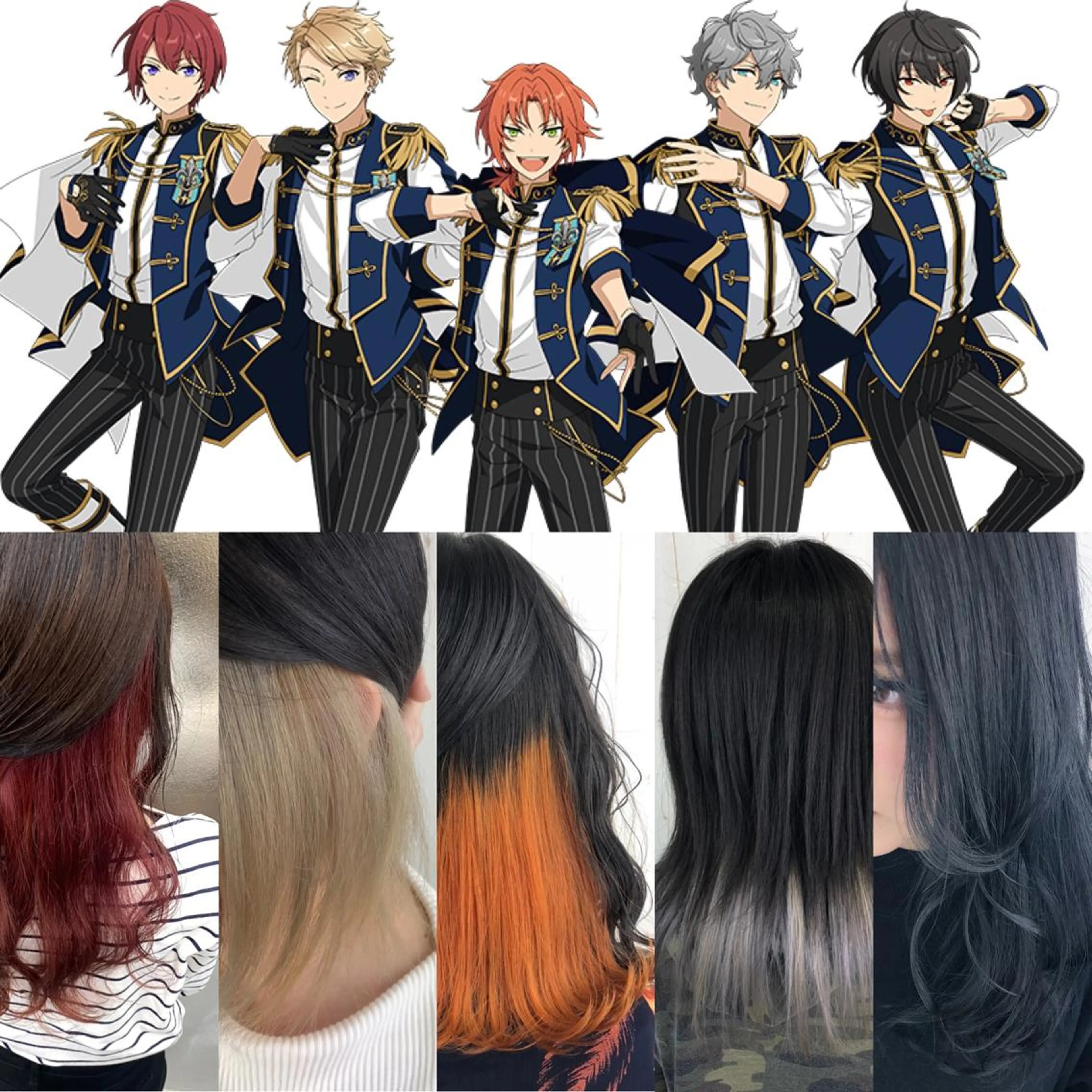 ショート カラー イヤリングカラー インナーカラー ウルフカット 渋谷の人のヘアスタイル