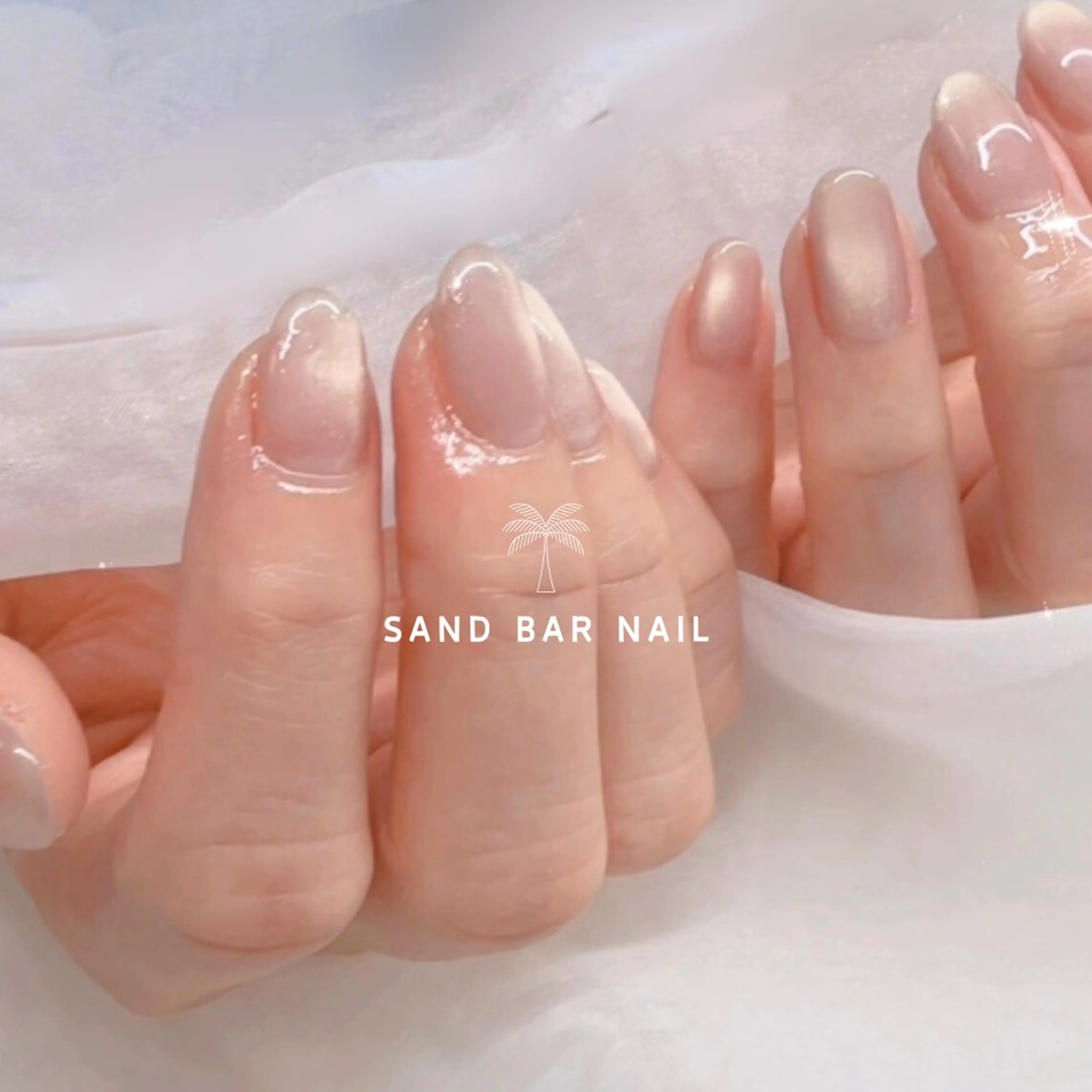 ネイル マグネットネイル ハンドネイル SAND BAR  NAILのネイルデザイン