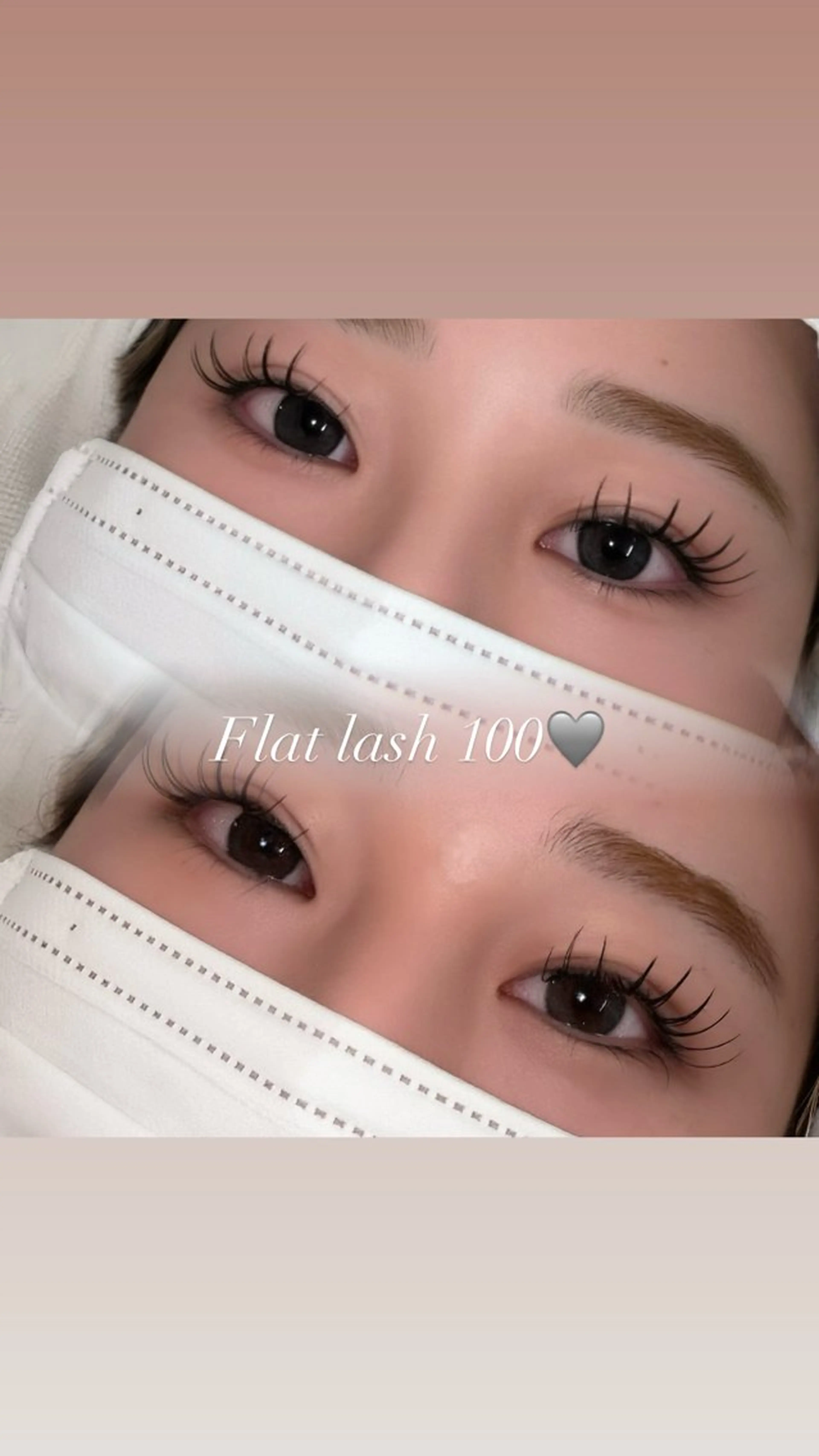 【モデル様限定🩶】マツエク100本+束感コーティング🎀の写真