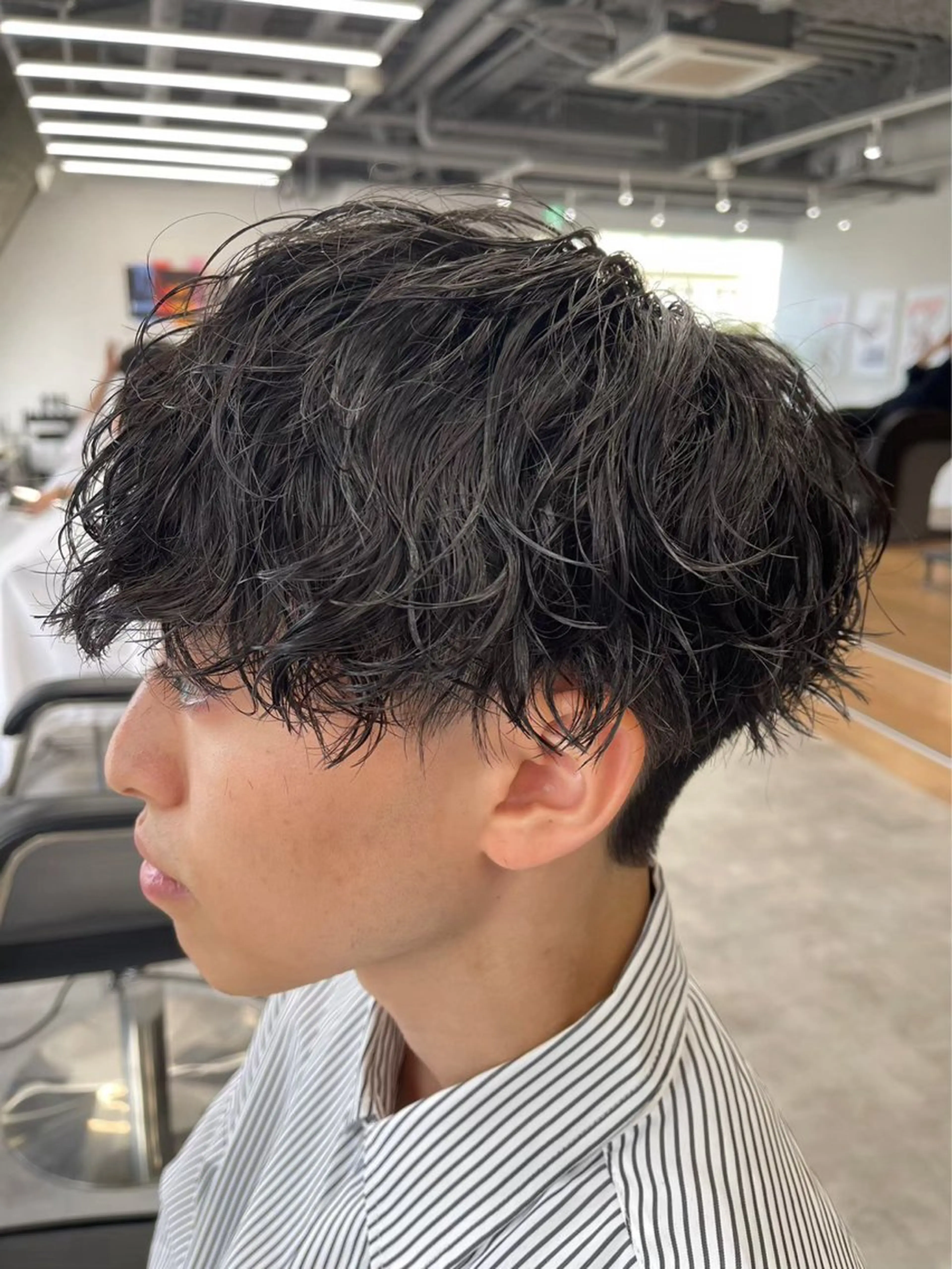 パーマ メンズ カット パーマ メンズパーマ/新潟/ 万代／田崎亮🌟のヘアスタイル