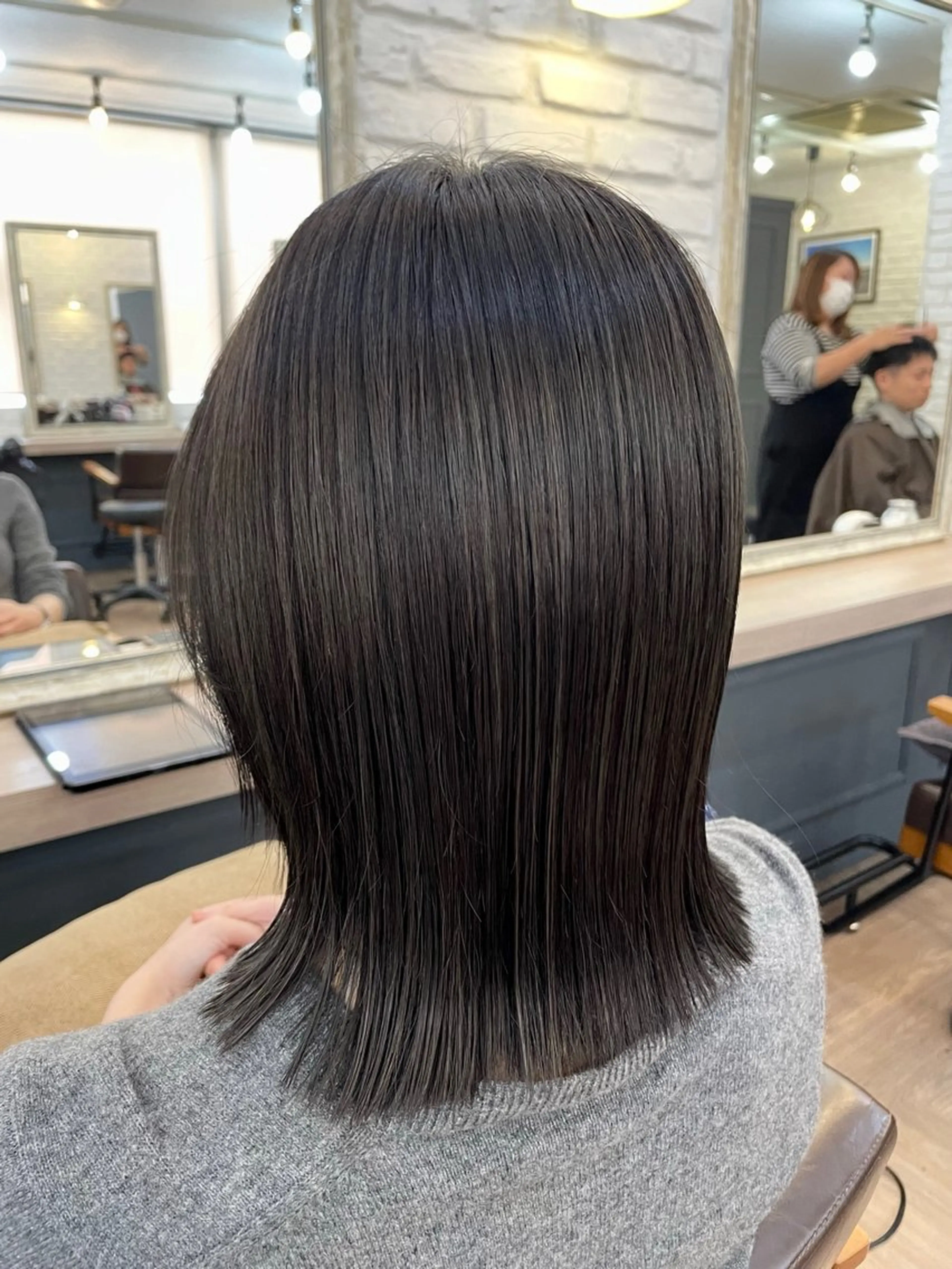 ミディアム カラー ハイライトカラー ハイライト カット ヘアカラー トリートメント 【マンツーマン接客】 ✂︎🟡酒井司🟡のヘアスタイル