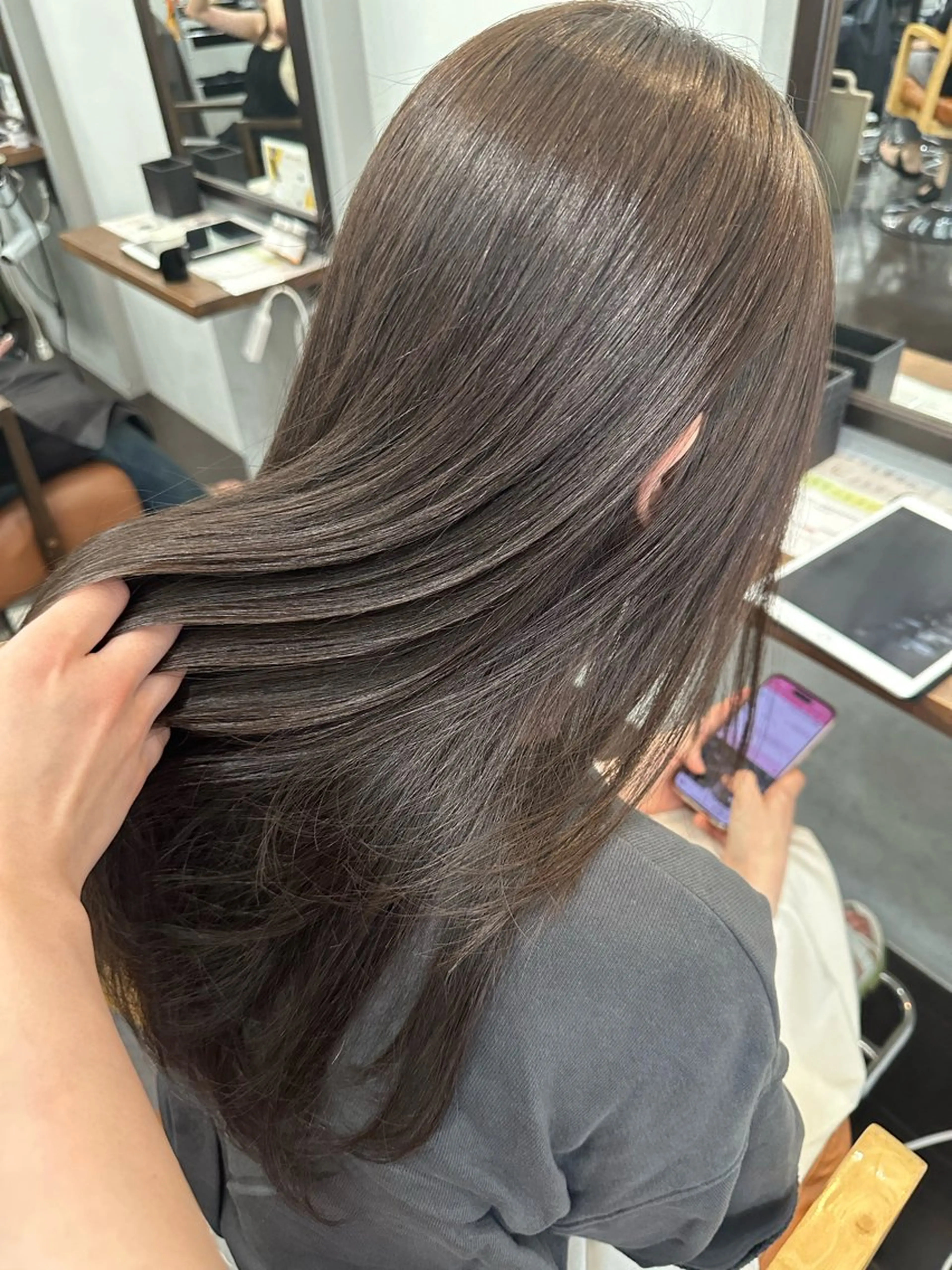 カラー 名駅/艶カラー/原田 永遠のヘアスタイル