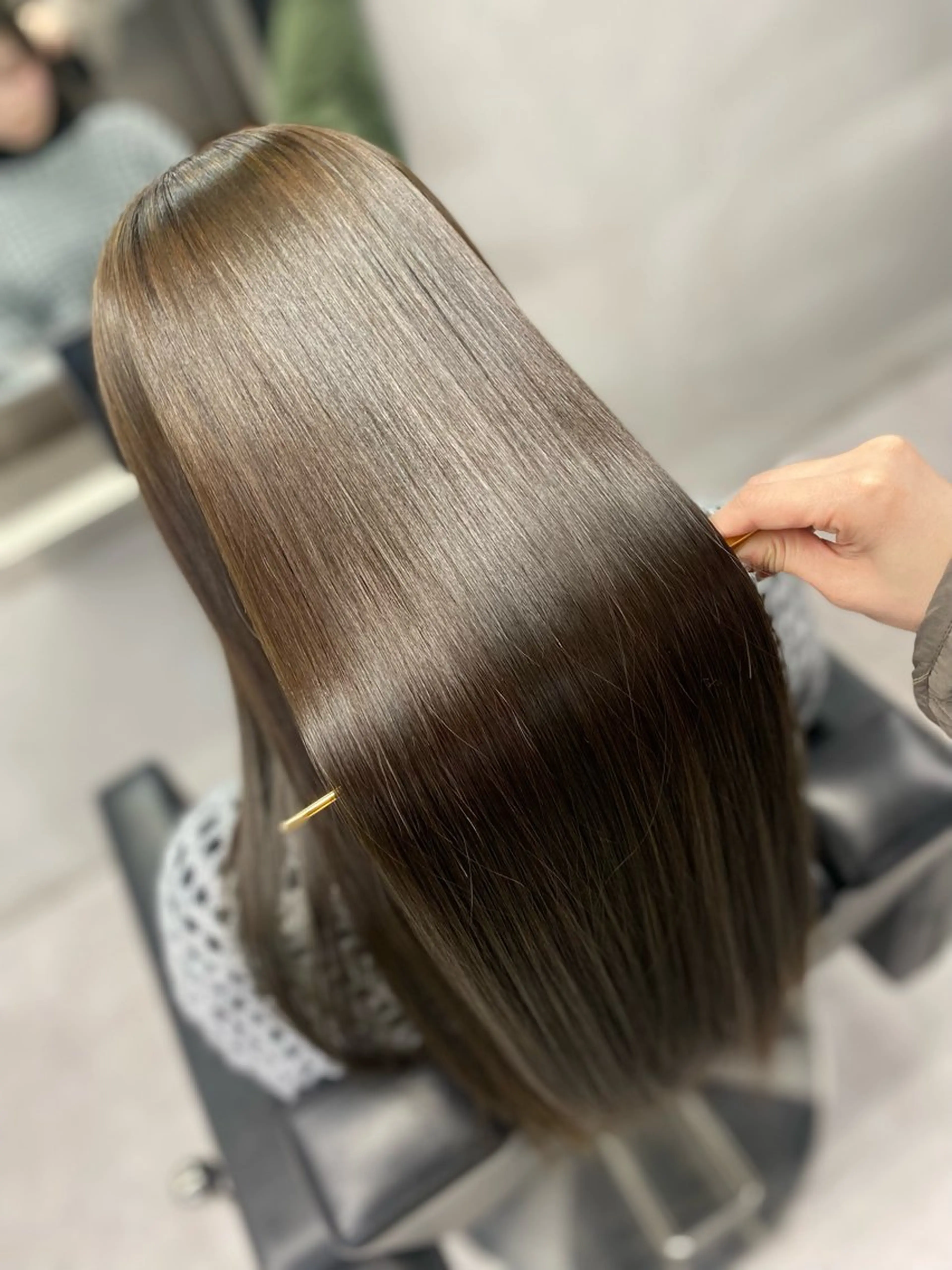 ロング 髪質改善 カット ヘアカラー トリートメント 艶髪/縮毛矯正 🫧辻野海羽のヘアスタイル