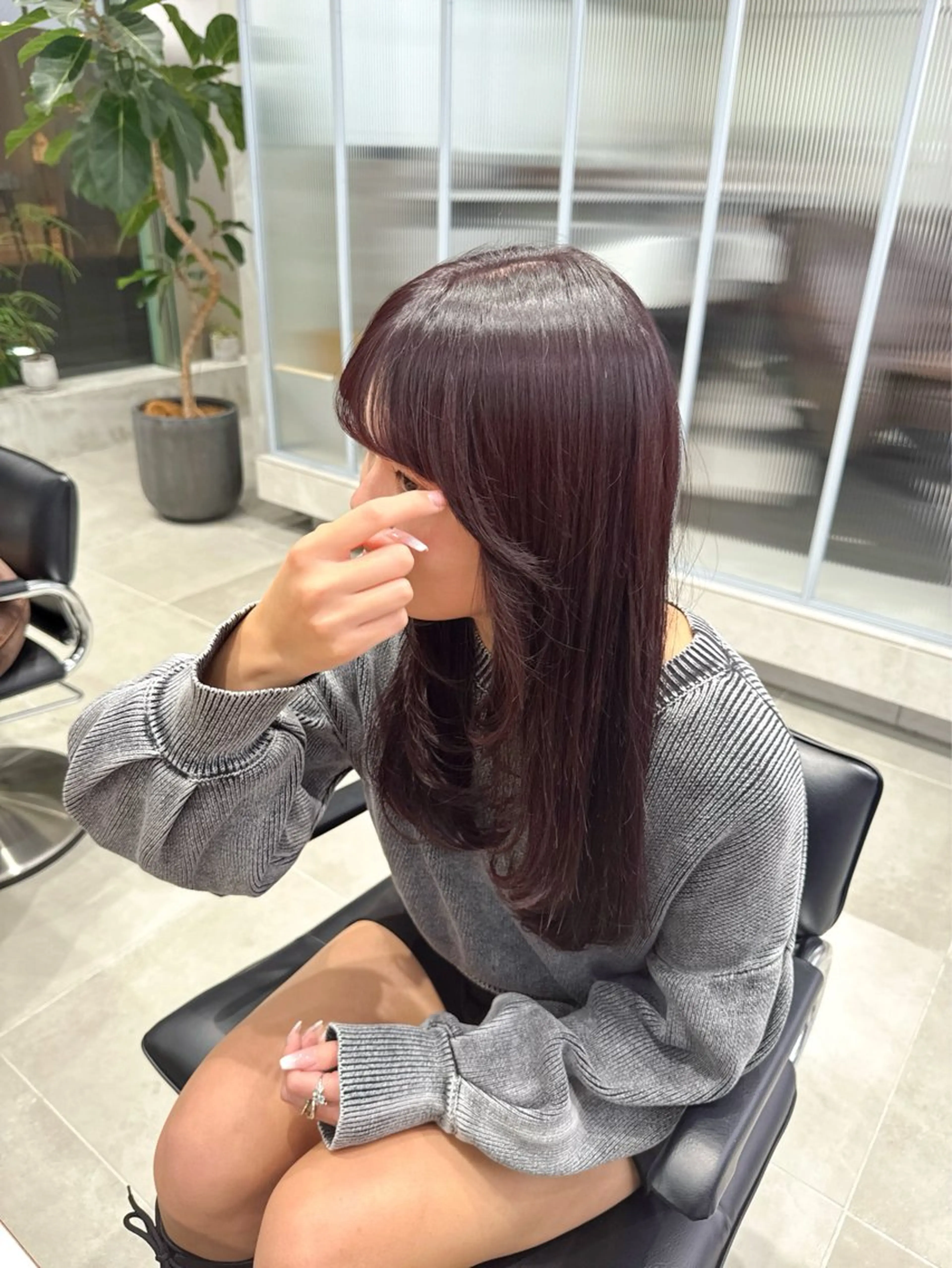 ロング カラー ヘアカラー ひかり／ベージュ ／似合わせカットのヘアスタイル