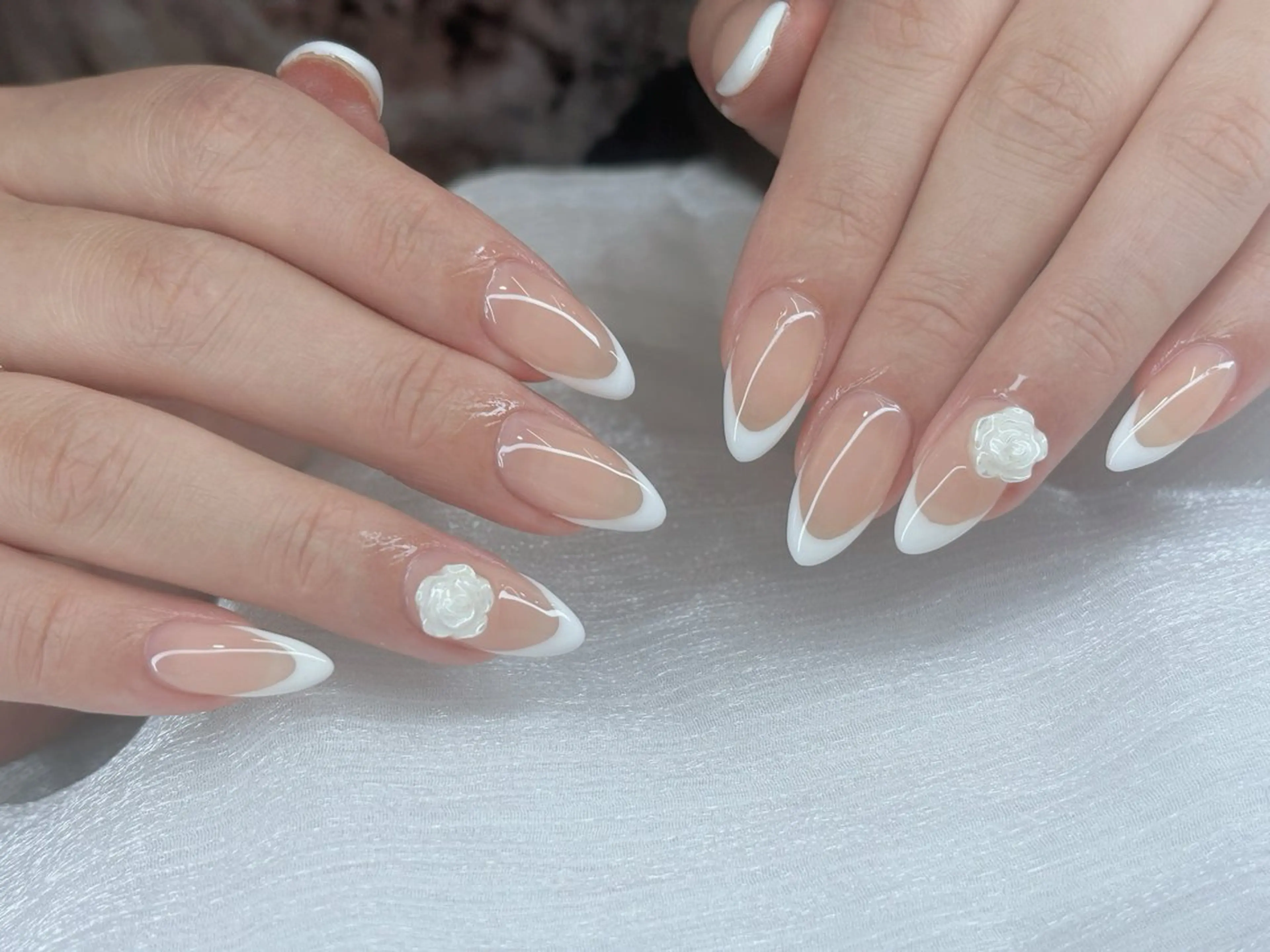 ネイル ジェルネイル 韓国ネイル ニュアンスネイル ワンホンネイル Haru Kaori 渋谷のネイルデザイン