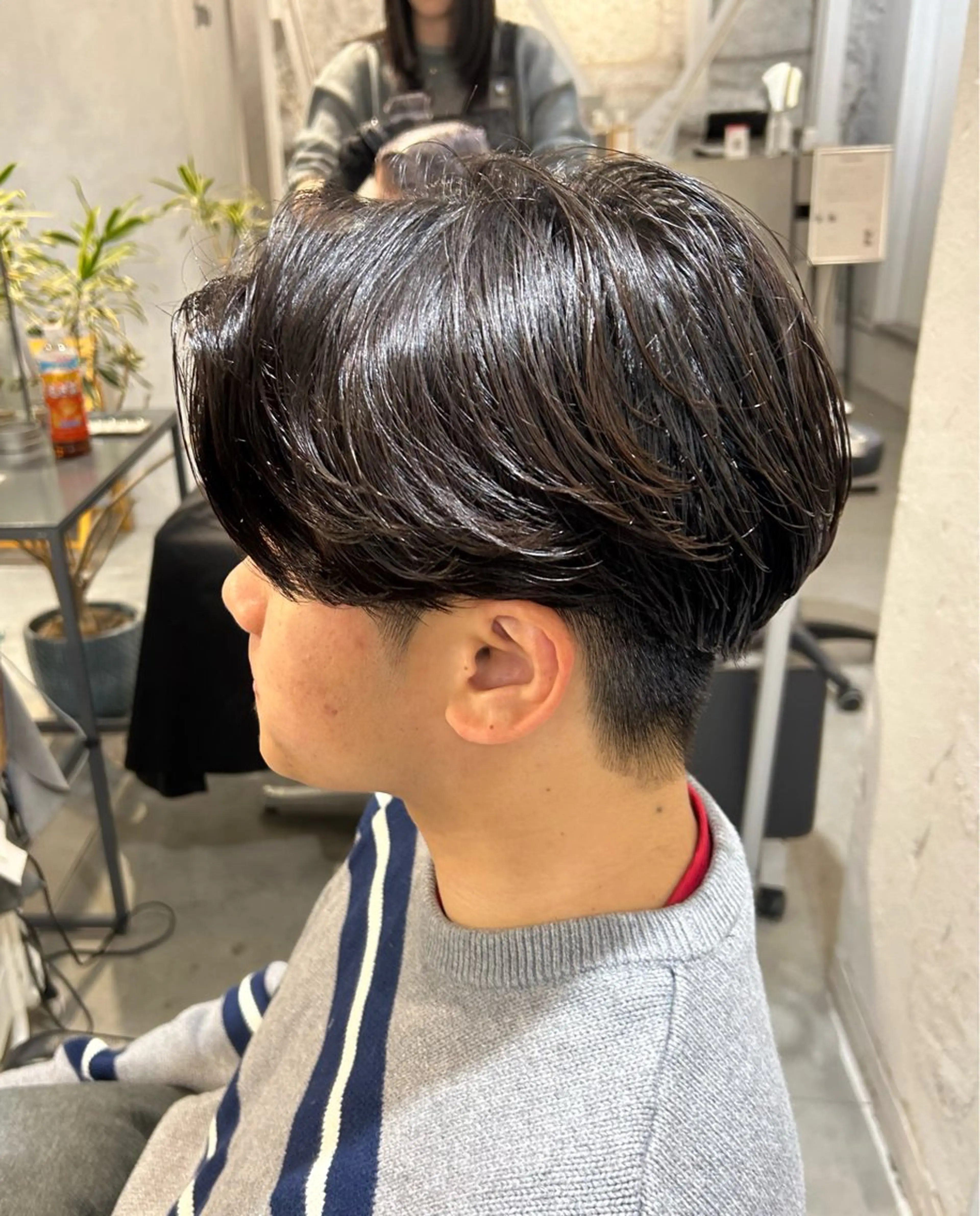 パーマ メンズ カット パーマ メンズパーマ💈藤田 晃志のヘアスタイル