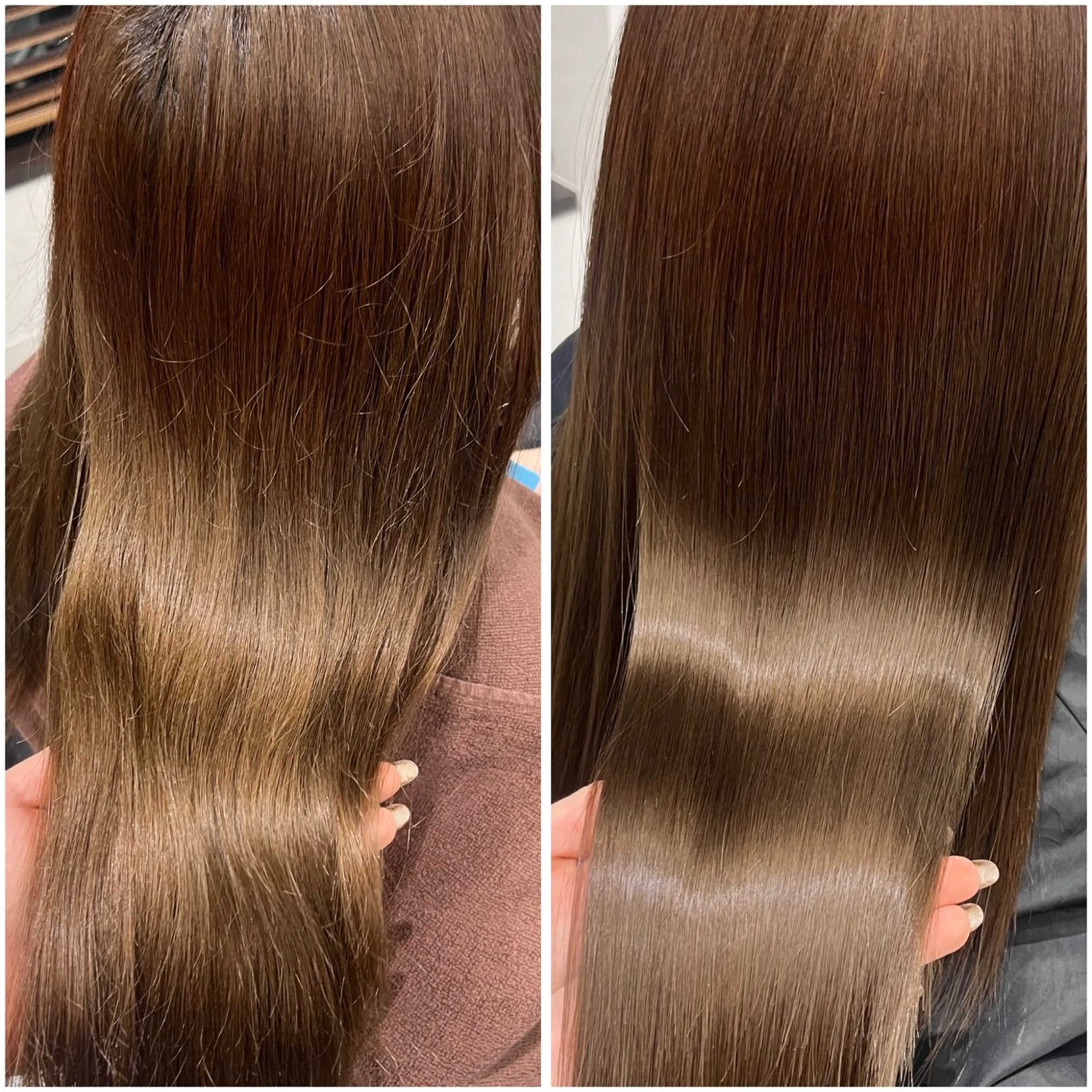 セミロング カラー ヘアカラー トリートメント MAKO ❤️‍🔥NEXTのヘアスタイル