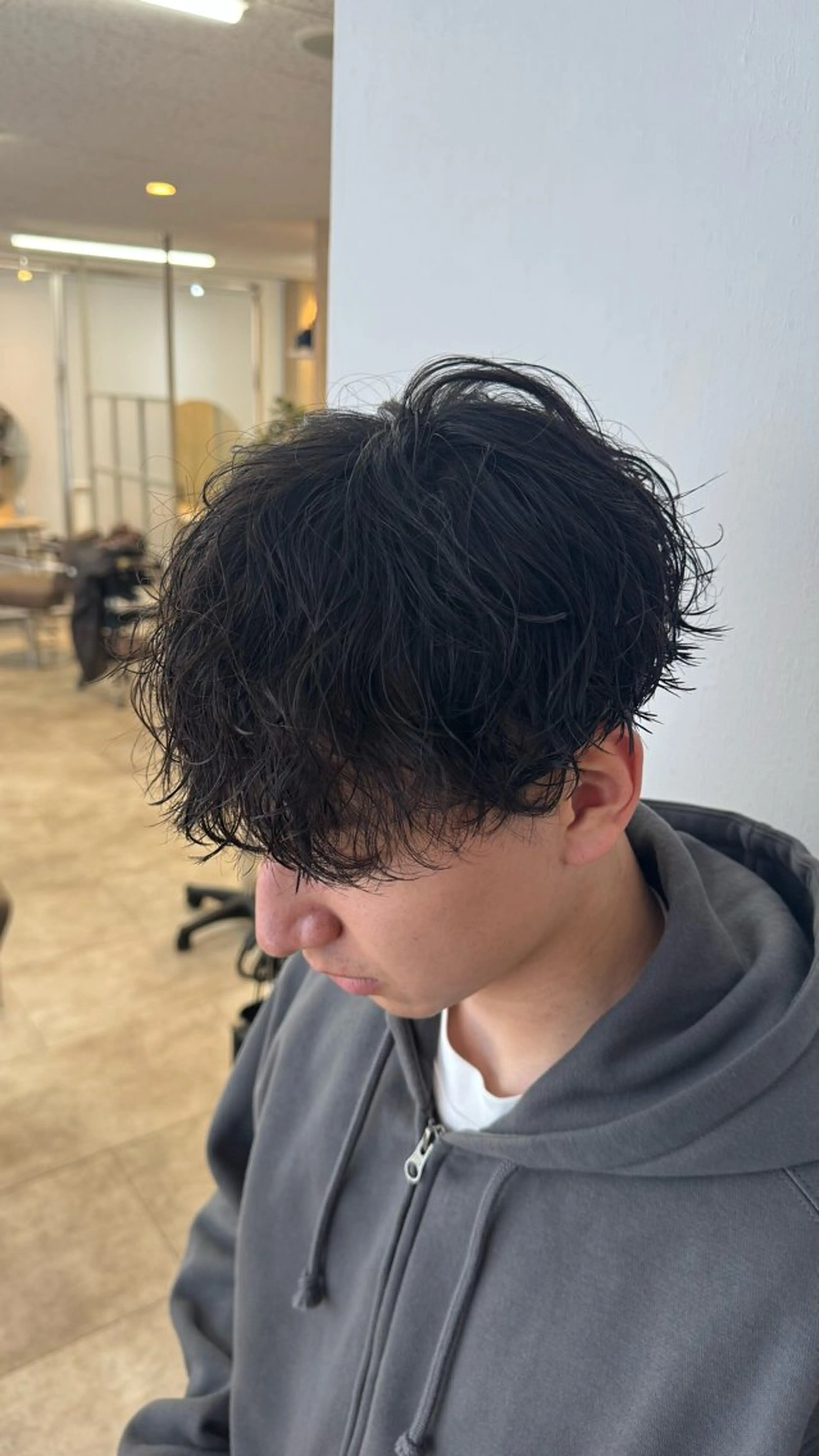 ショート カット パーマ 中島 稔/稲毛メンズパーマのヘアスタイル