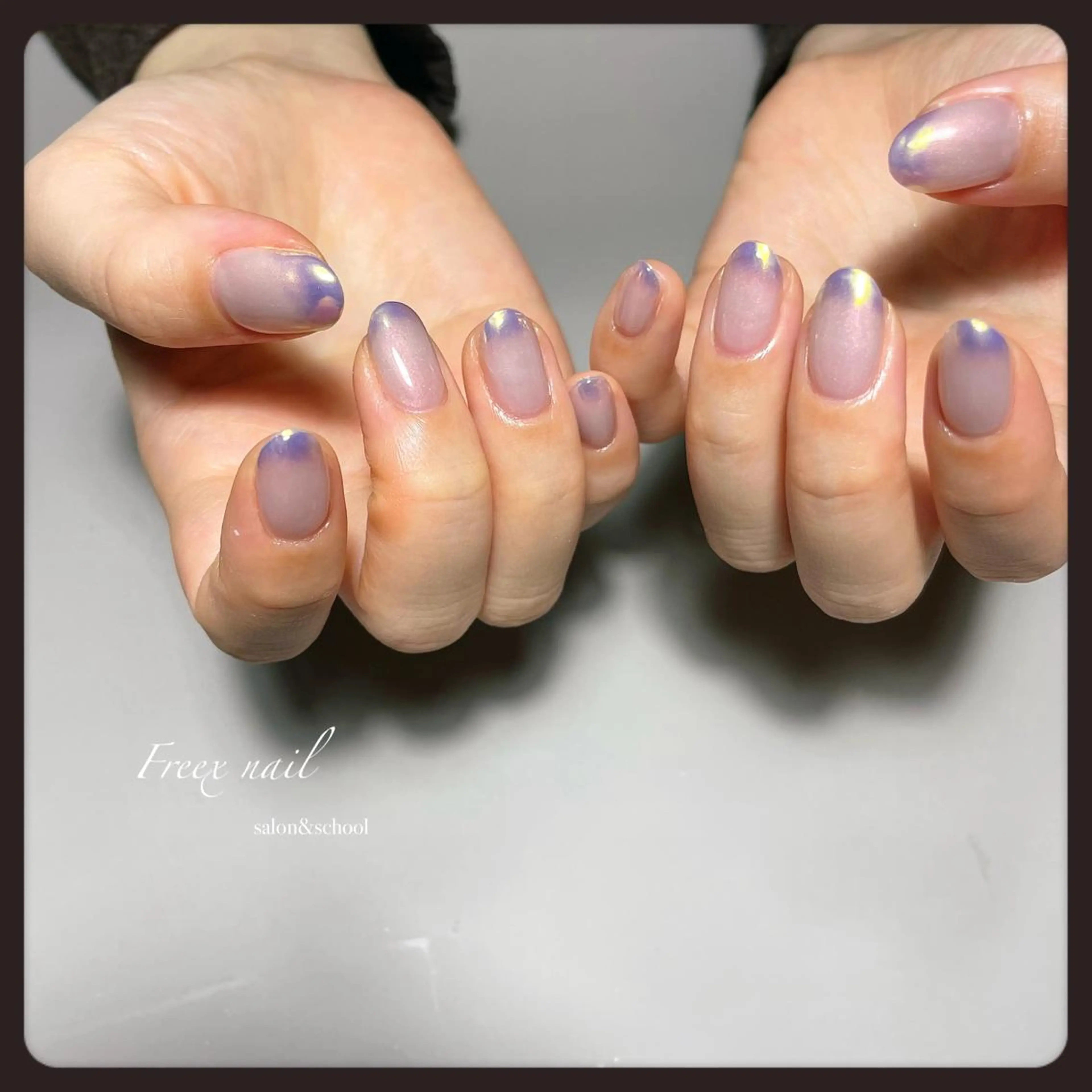 ネイル オフィスネイル ハンドネイル ハンドケア Freex nail所属・freex nail /ニュアンス/個性派のネイルデザイン