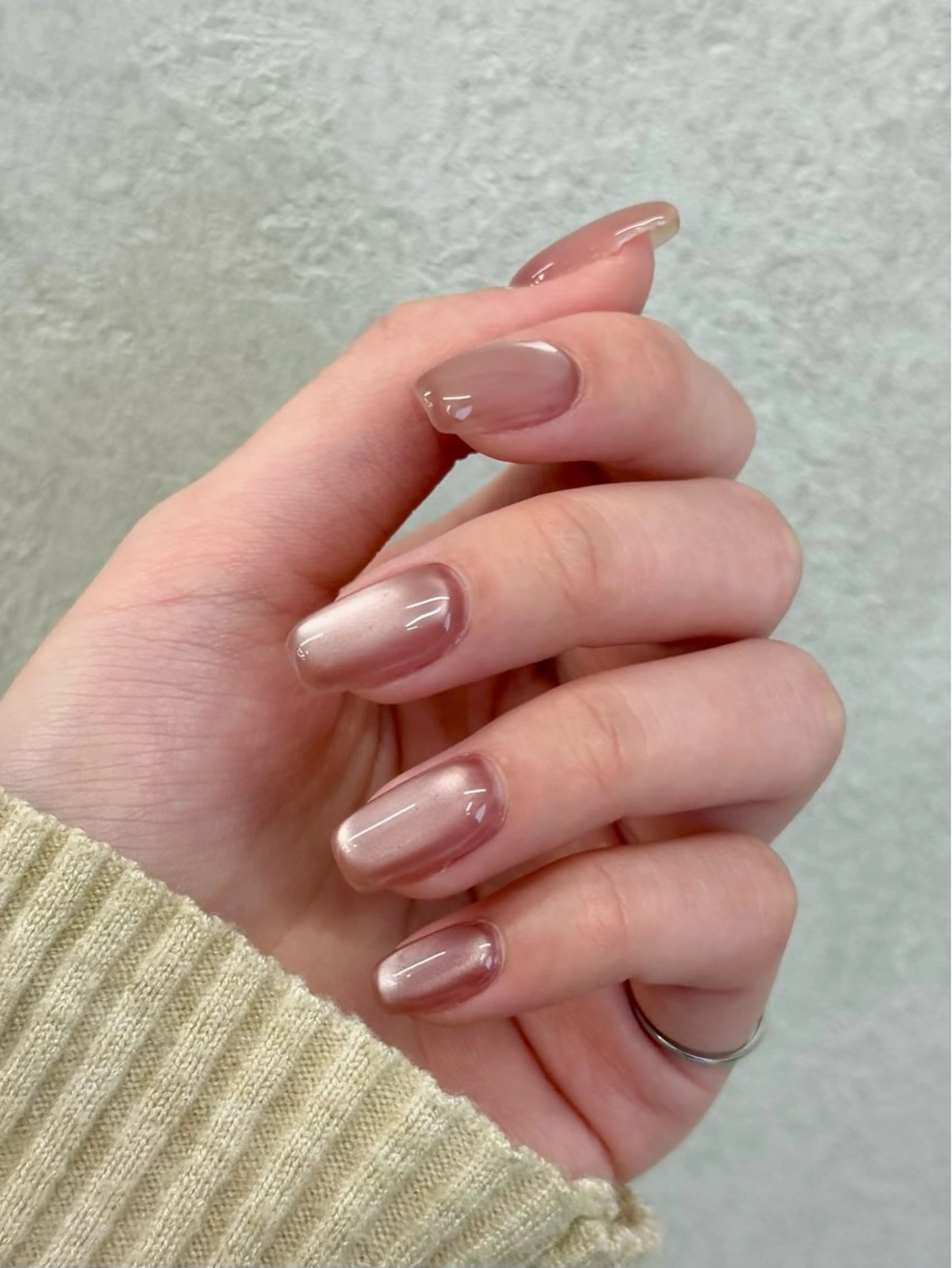 ネイル マグネットネイル ハンドネイル sparkling mint_聖のネイルデザイン