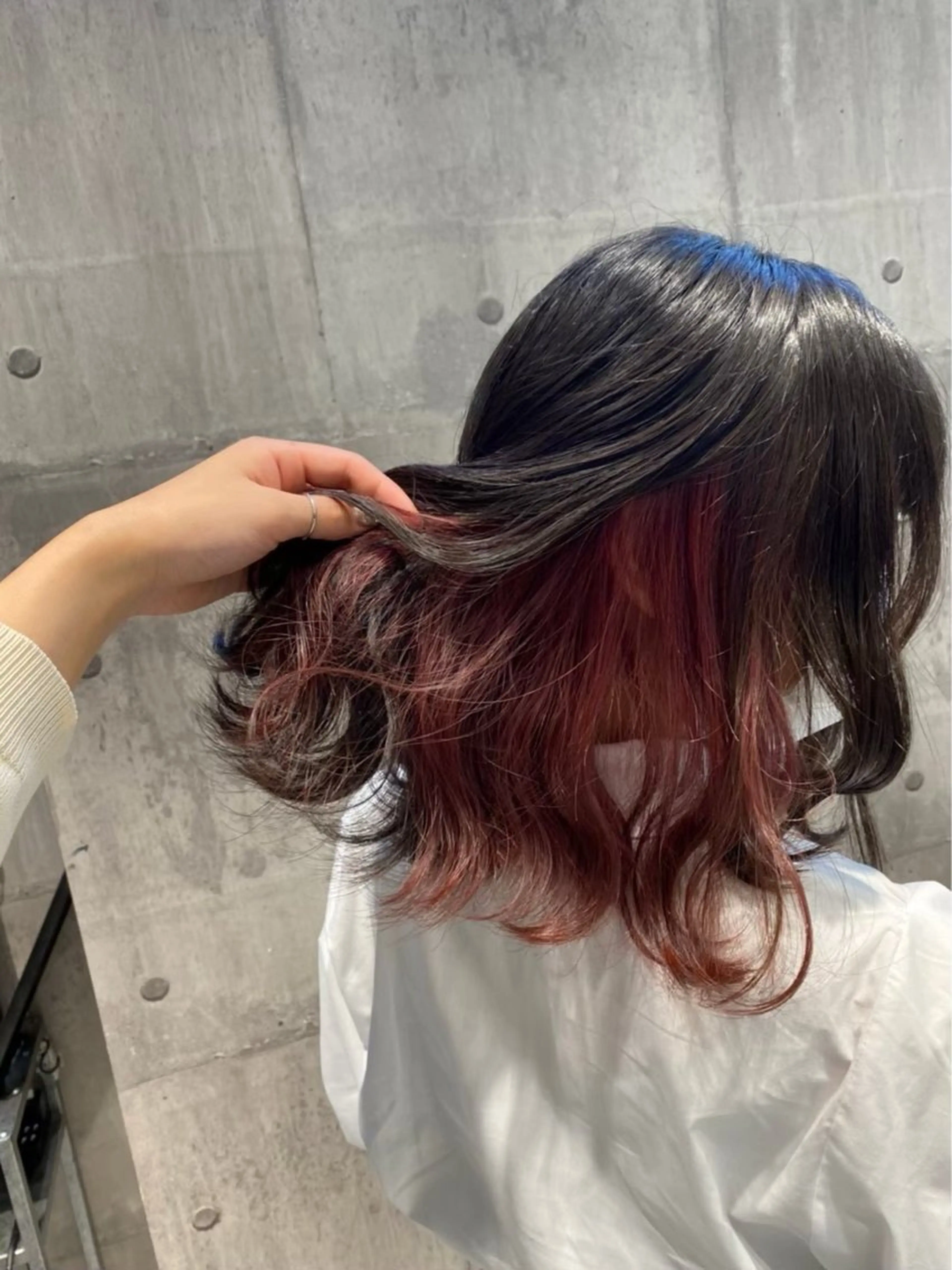 カラー 🌈推し活ハイトーン 💫荒川結星のヘアスタイル