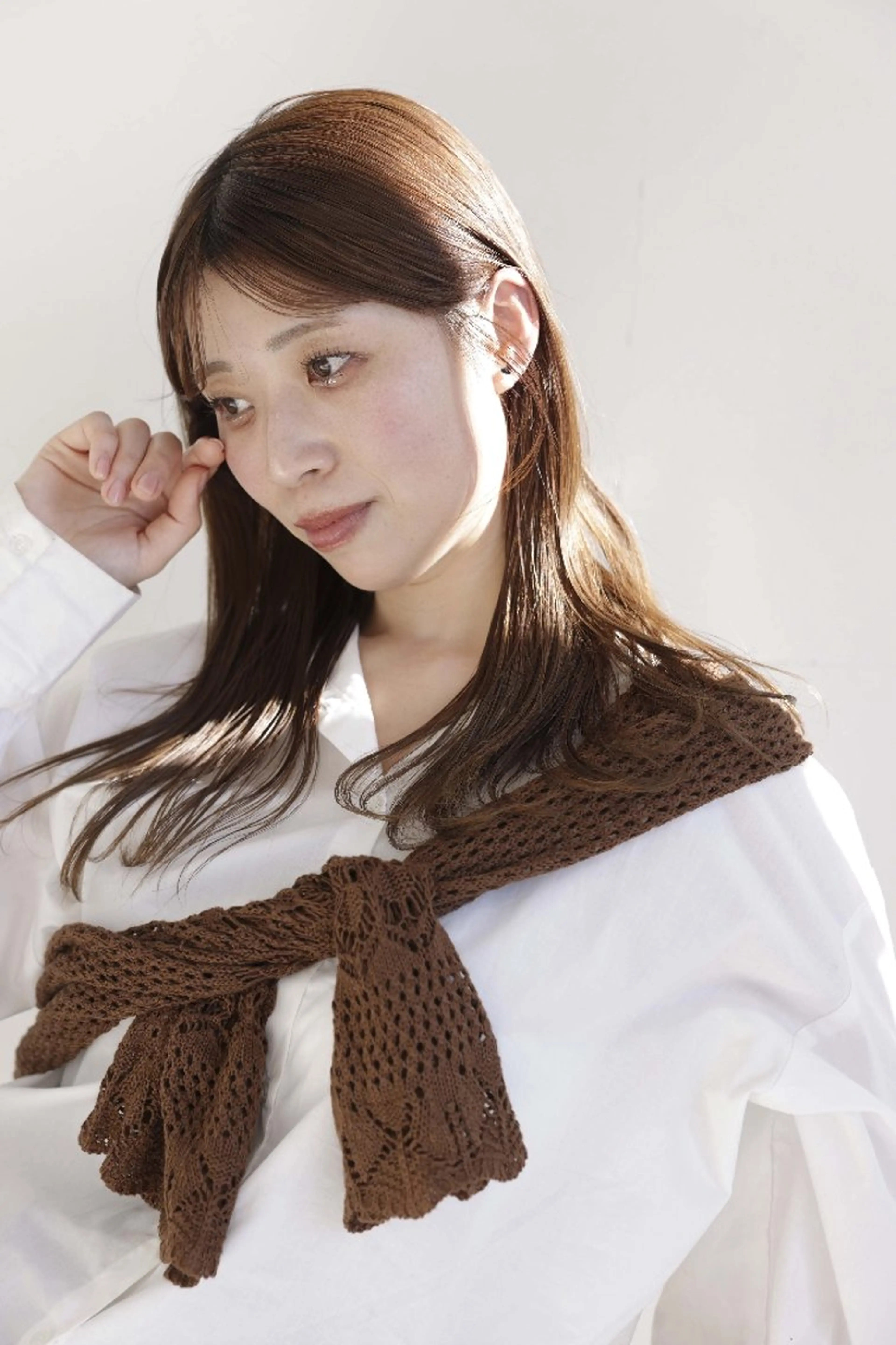 カラー 束感まつぱ🥑🤍 NATUKI🤍のヘアスタイル