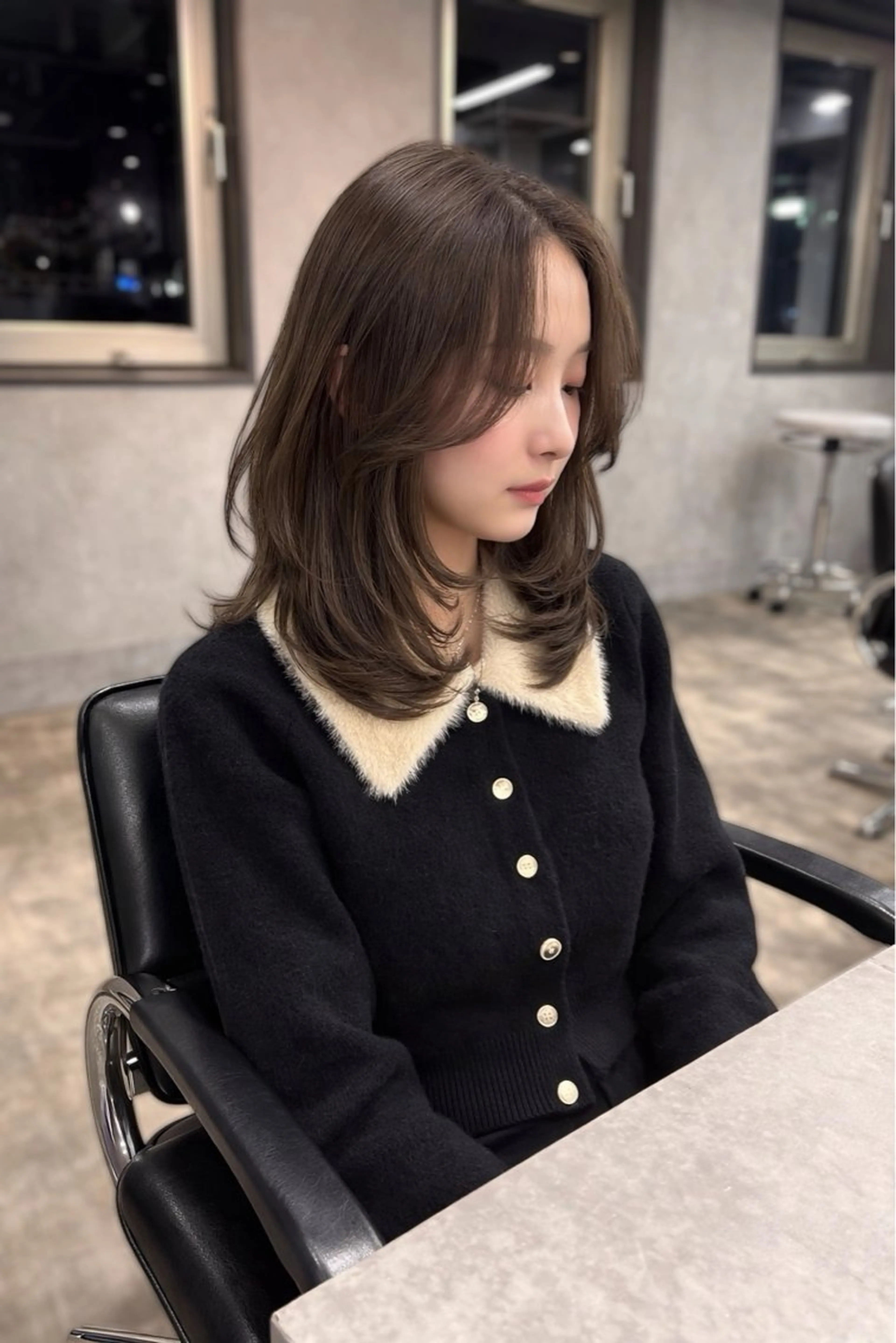 ミディアム 鈴木 悠大のヘアスタイル