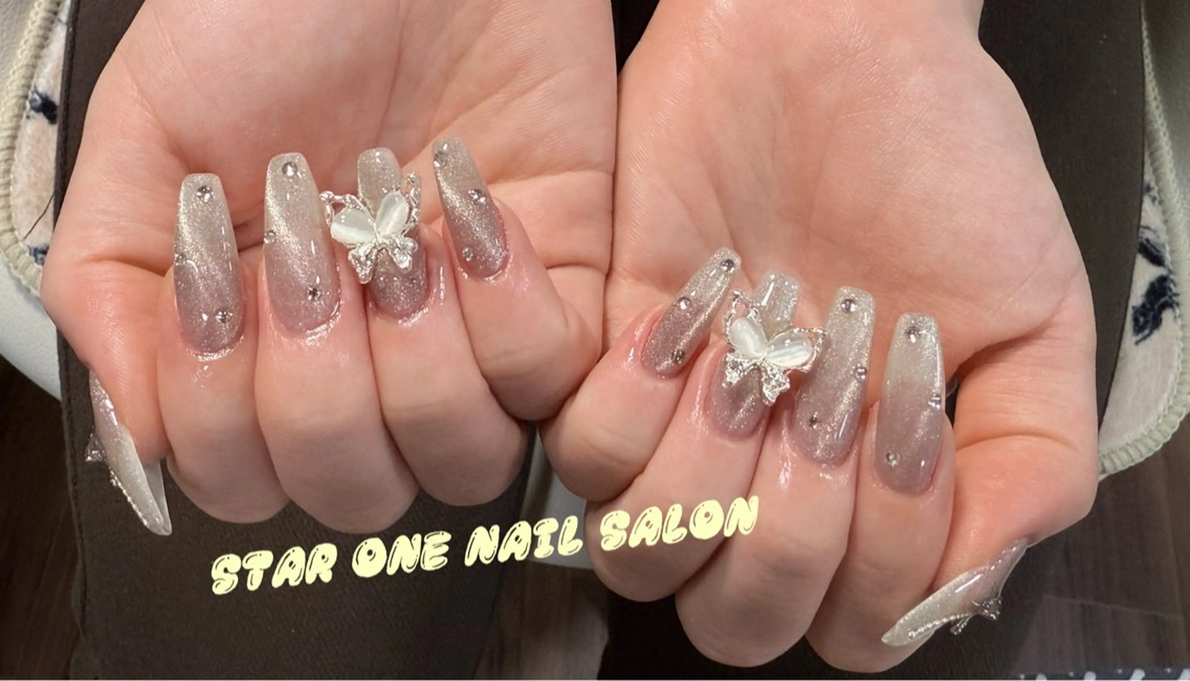 ネイル ハンドネイル 星 あみのネイルデザイン