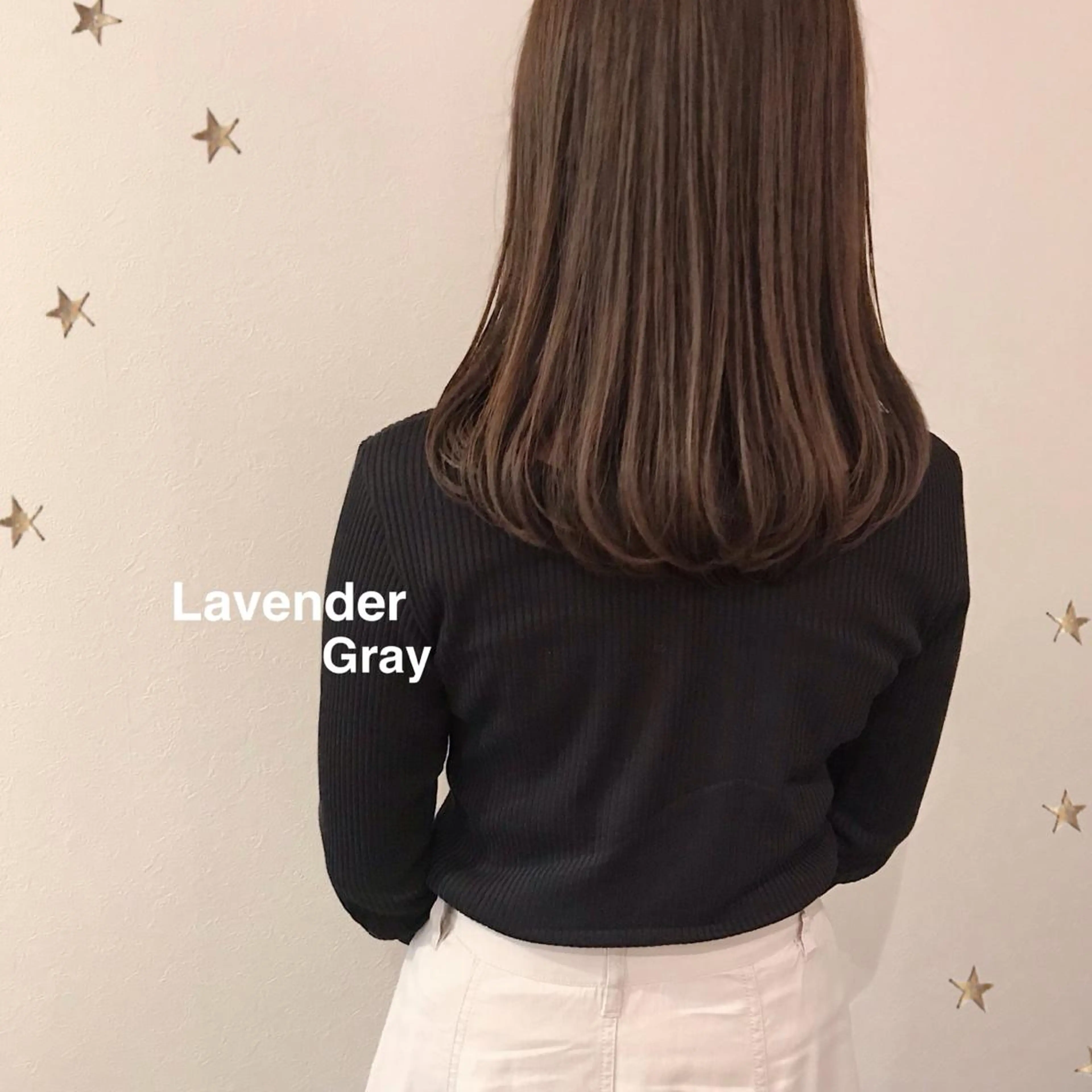 セミロング カラー カット ヘアカラー 市川 千夏のヘアスタイル