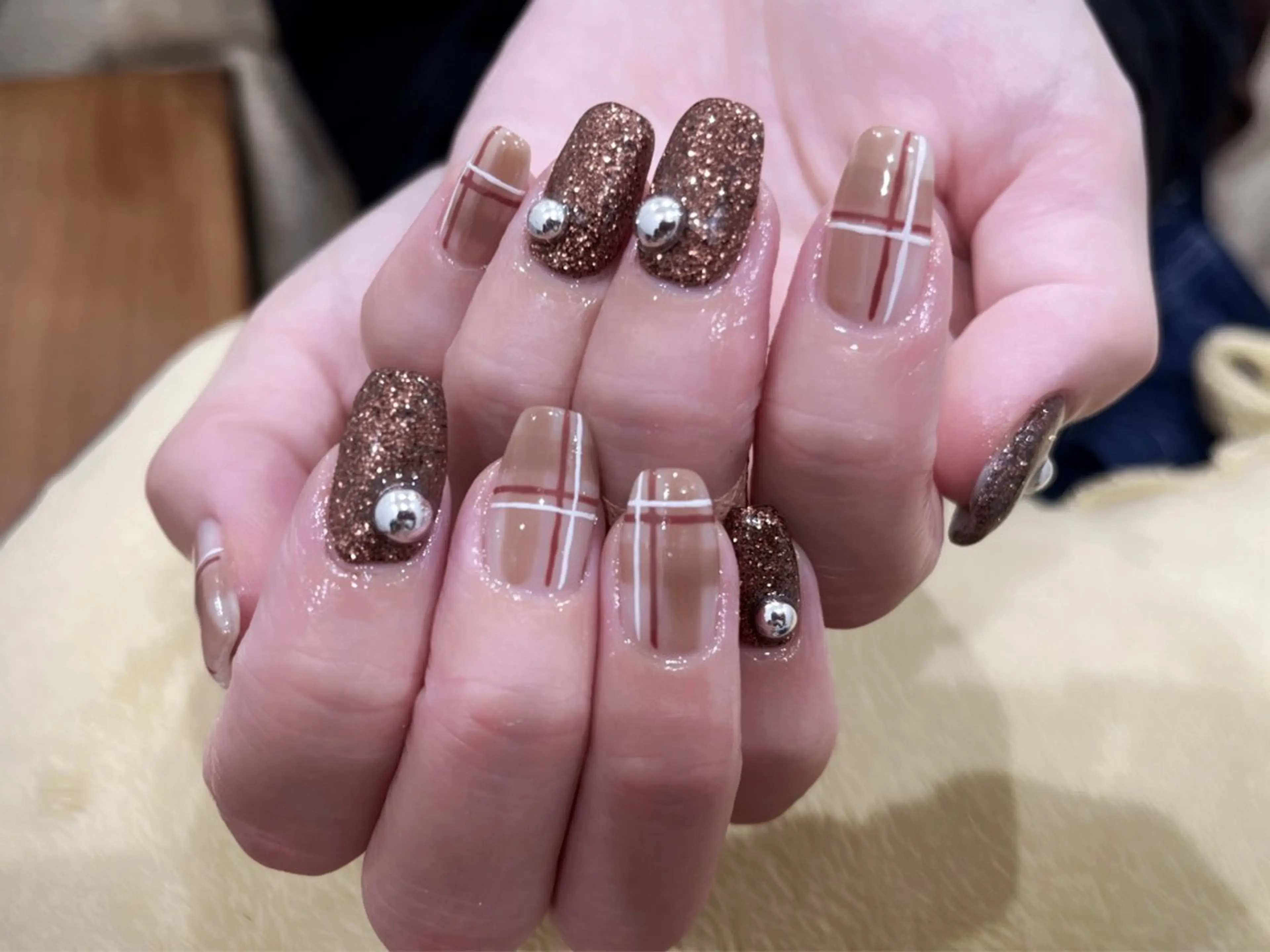 ネイル 持ち込み ハンドネイル 中川 愛理のネイルデザイン