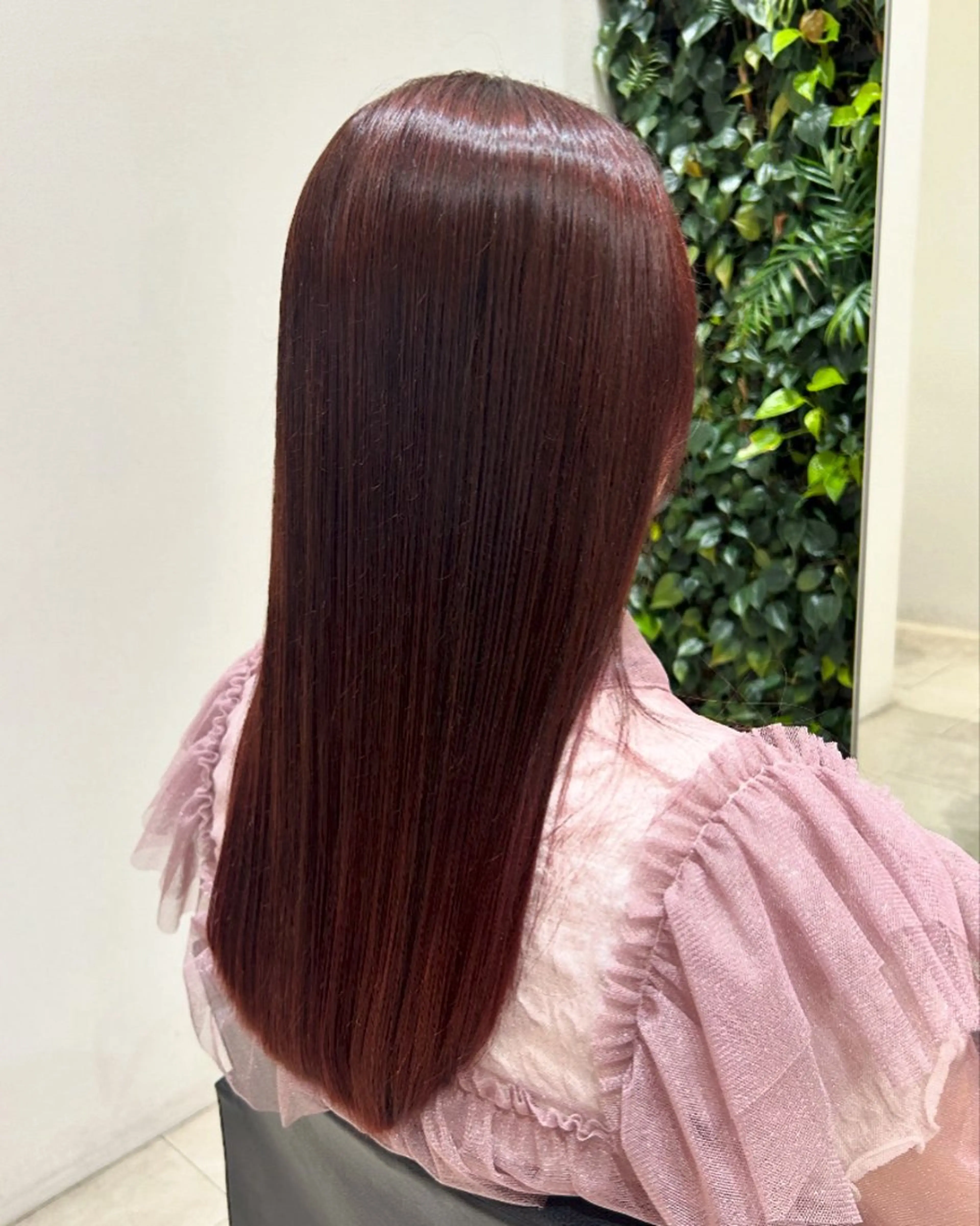 ロング カラー 縮毛矯正 Lolonois 森ノ宮【 yui 】のヘアスタイル