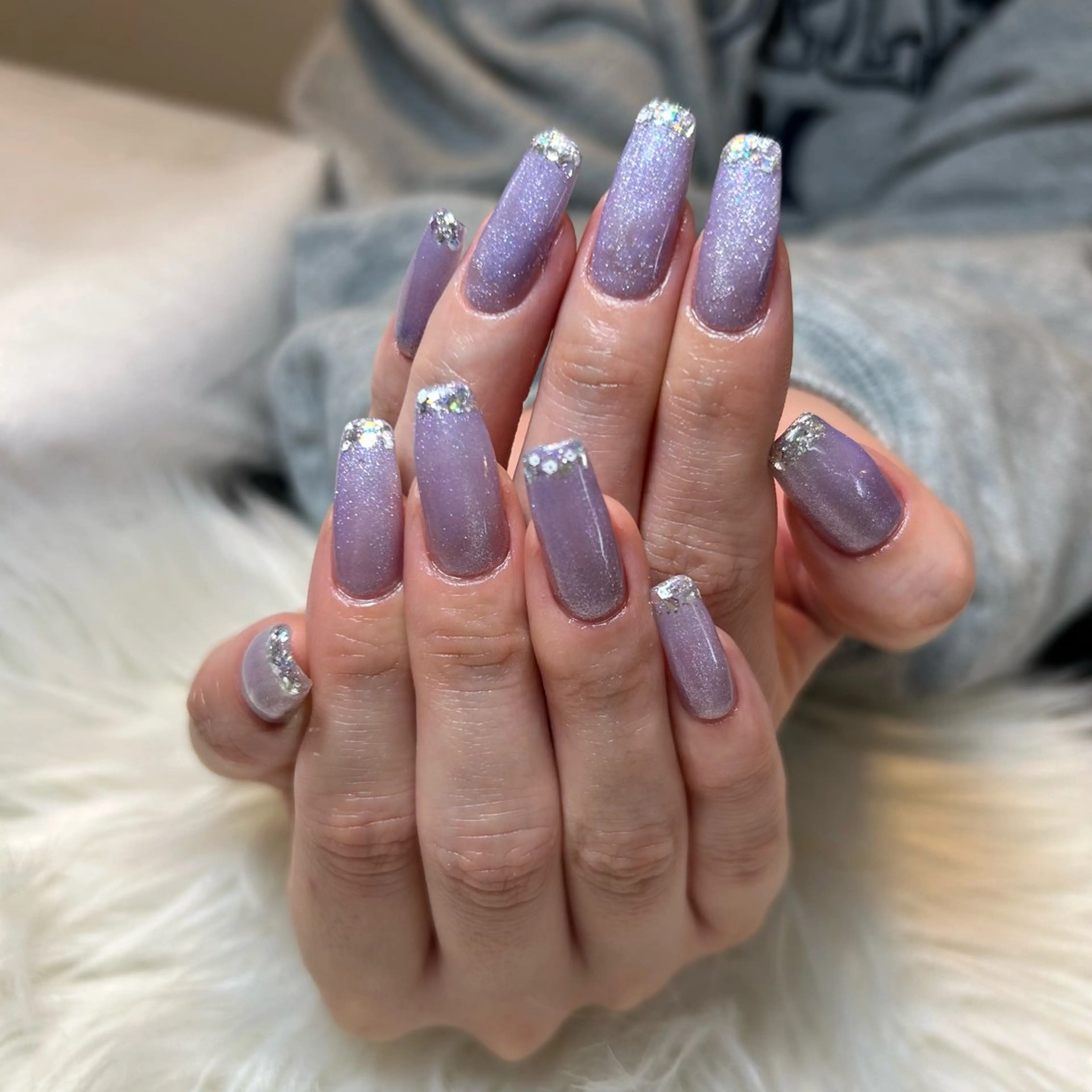 ネイル ラメ(グリッター) ワンカラーネイル MOKA NAKAGAWAのエステ・リラクイメージ