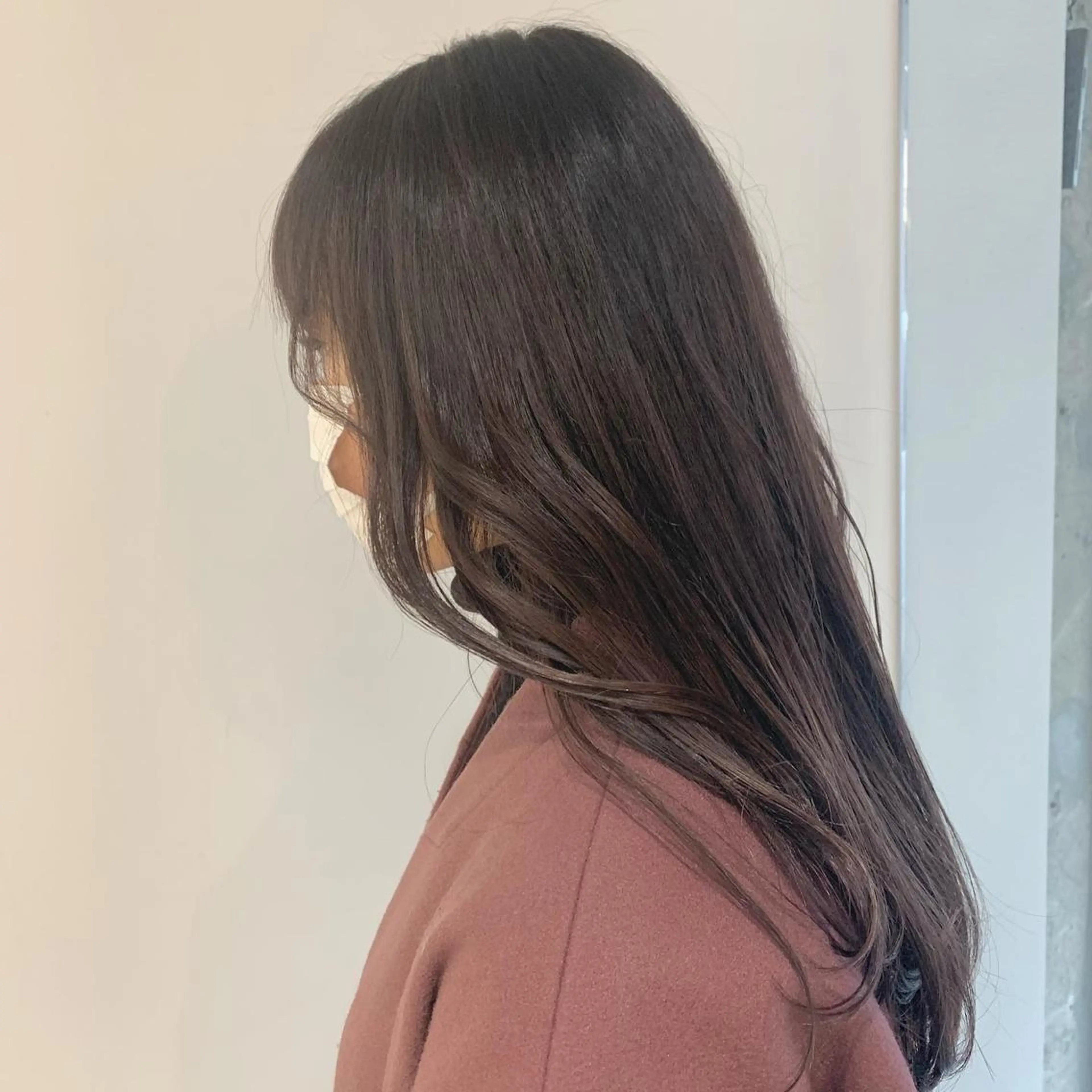 ロング カラー ベージュカラー ラベンダーカラー ラベンダーベージュ カット ヘアカラー えんどう みほのヘアスタイル