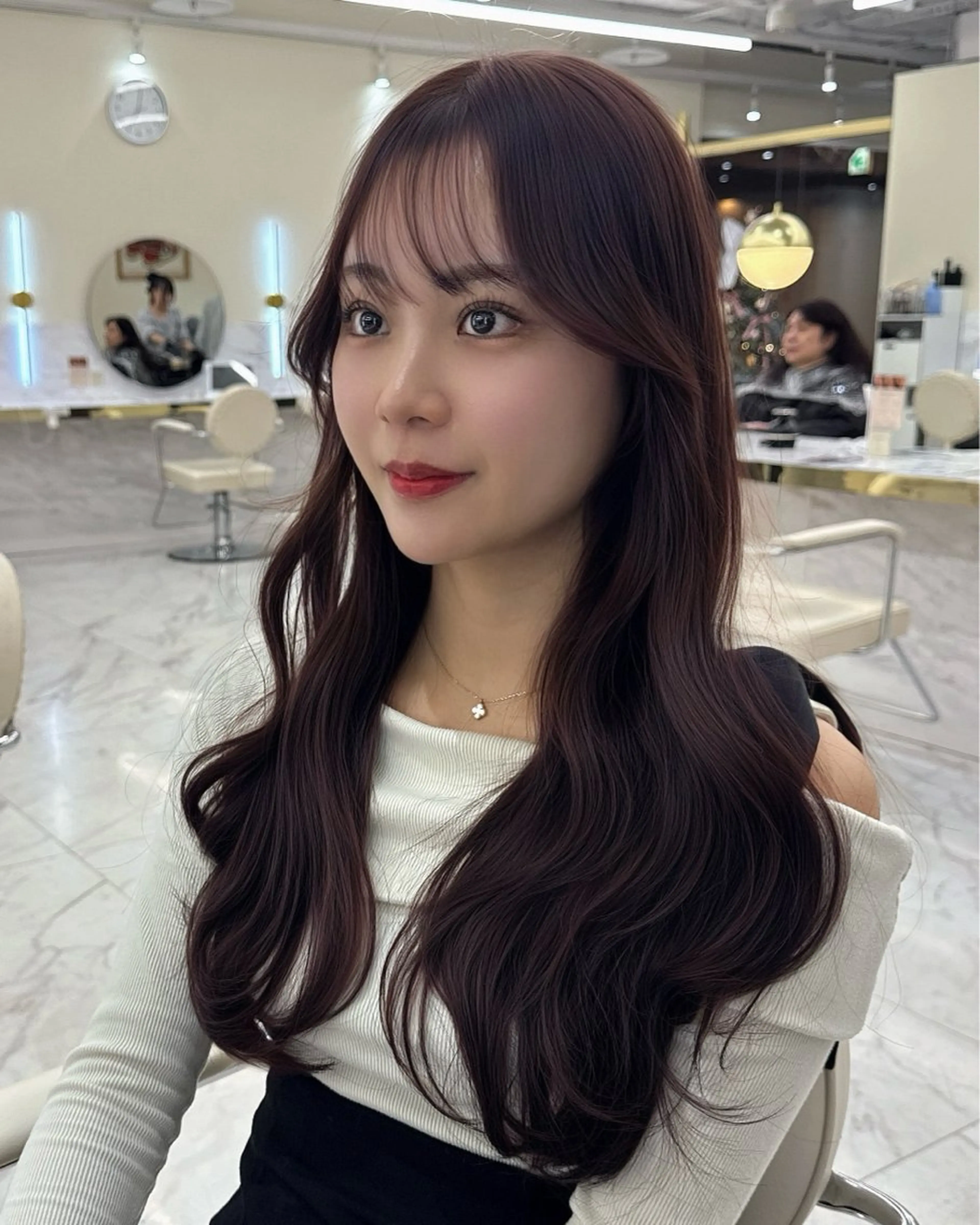 ロング カラー ヘアアレンジ ブリーチ 透明感カラー ラベンダーカラー ラベンダーピンク ピンクカラー カット ヘアカラー トリートメント 髪質改善特化 🫧松野力也のヘアスタイル