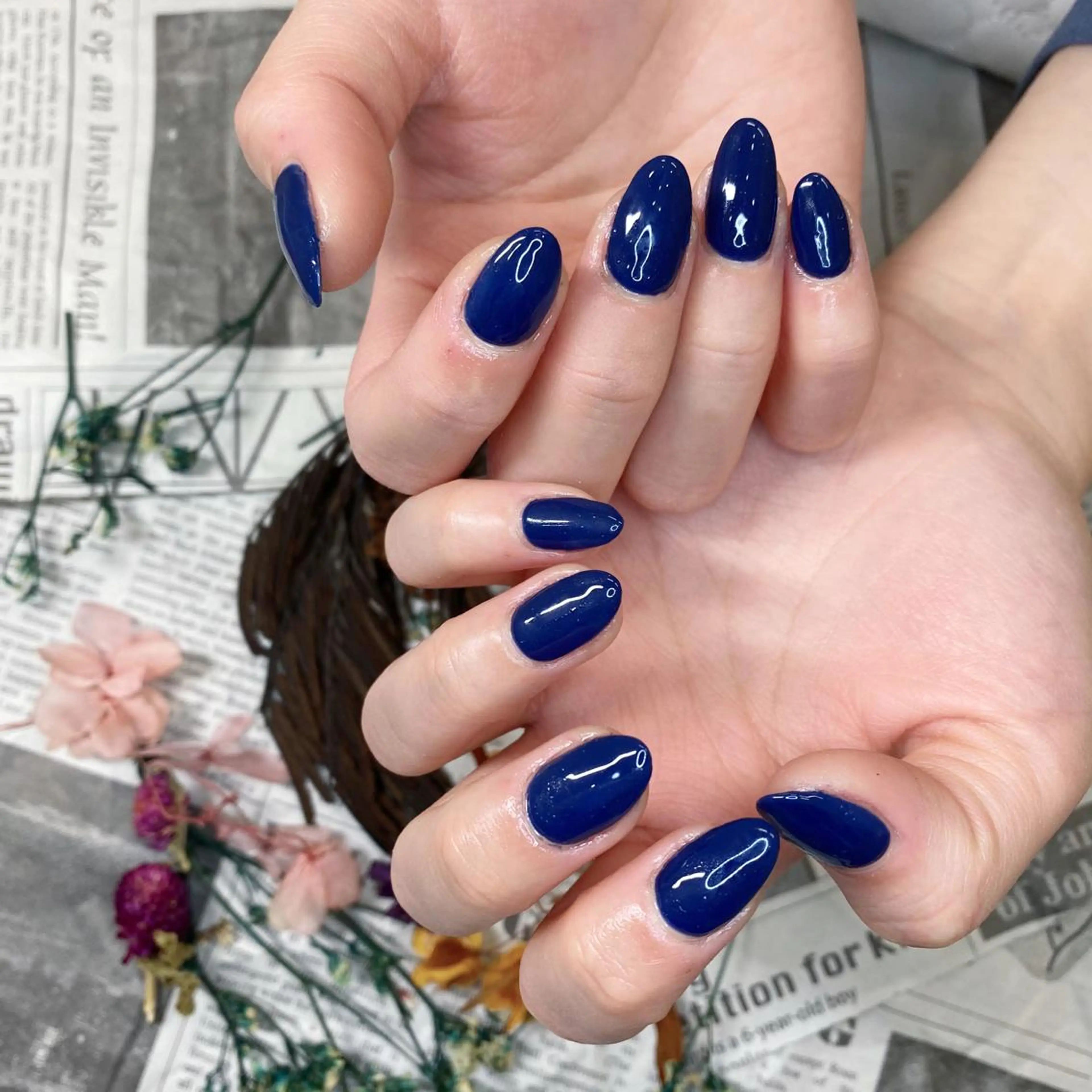 ネイル ワンカラーネイル Grace naoのマツエク・マツパデザイン