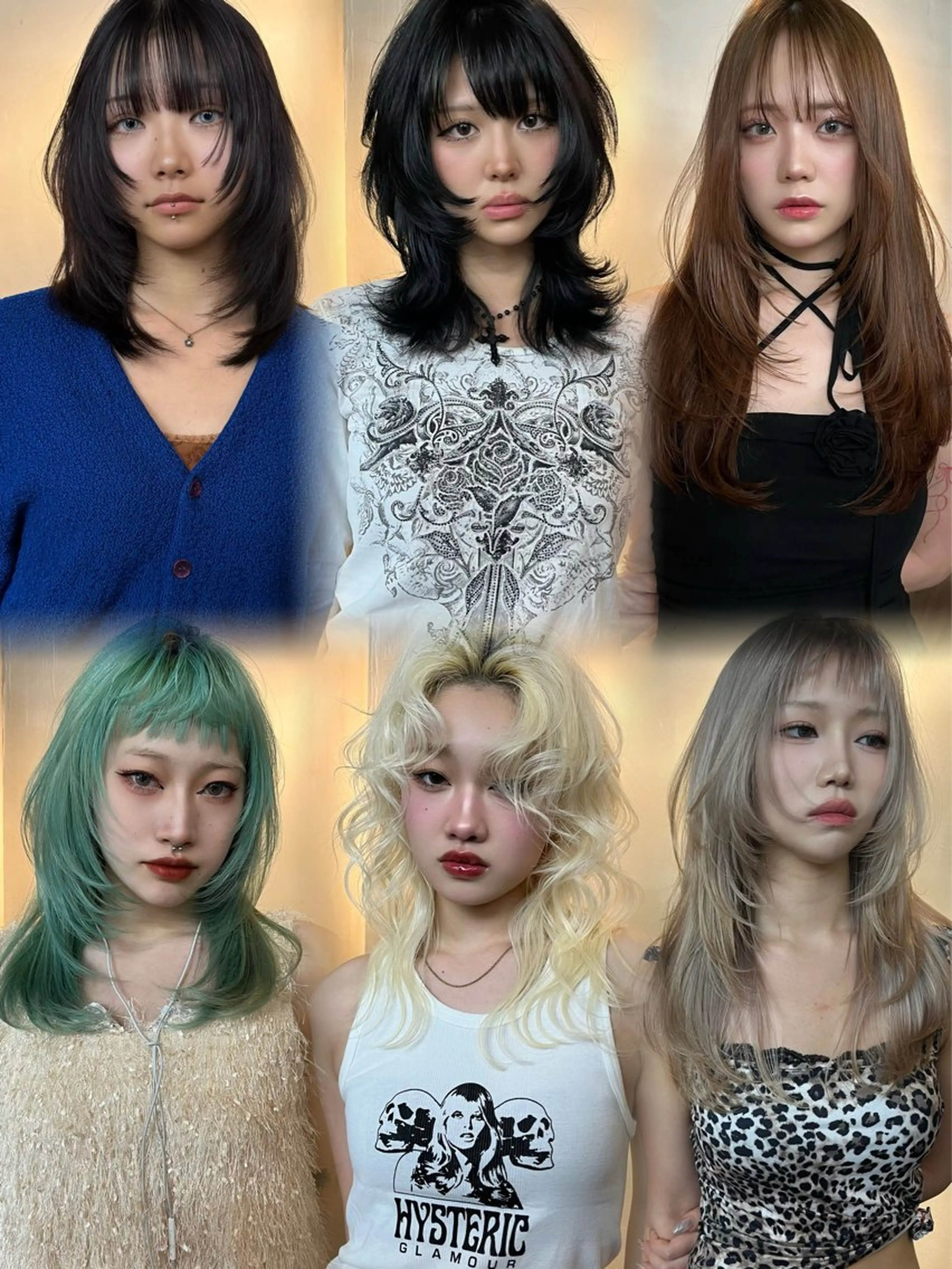 ロング カラー イツク ⚡️ ルーツ/ハイトーンのヘアスタイル