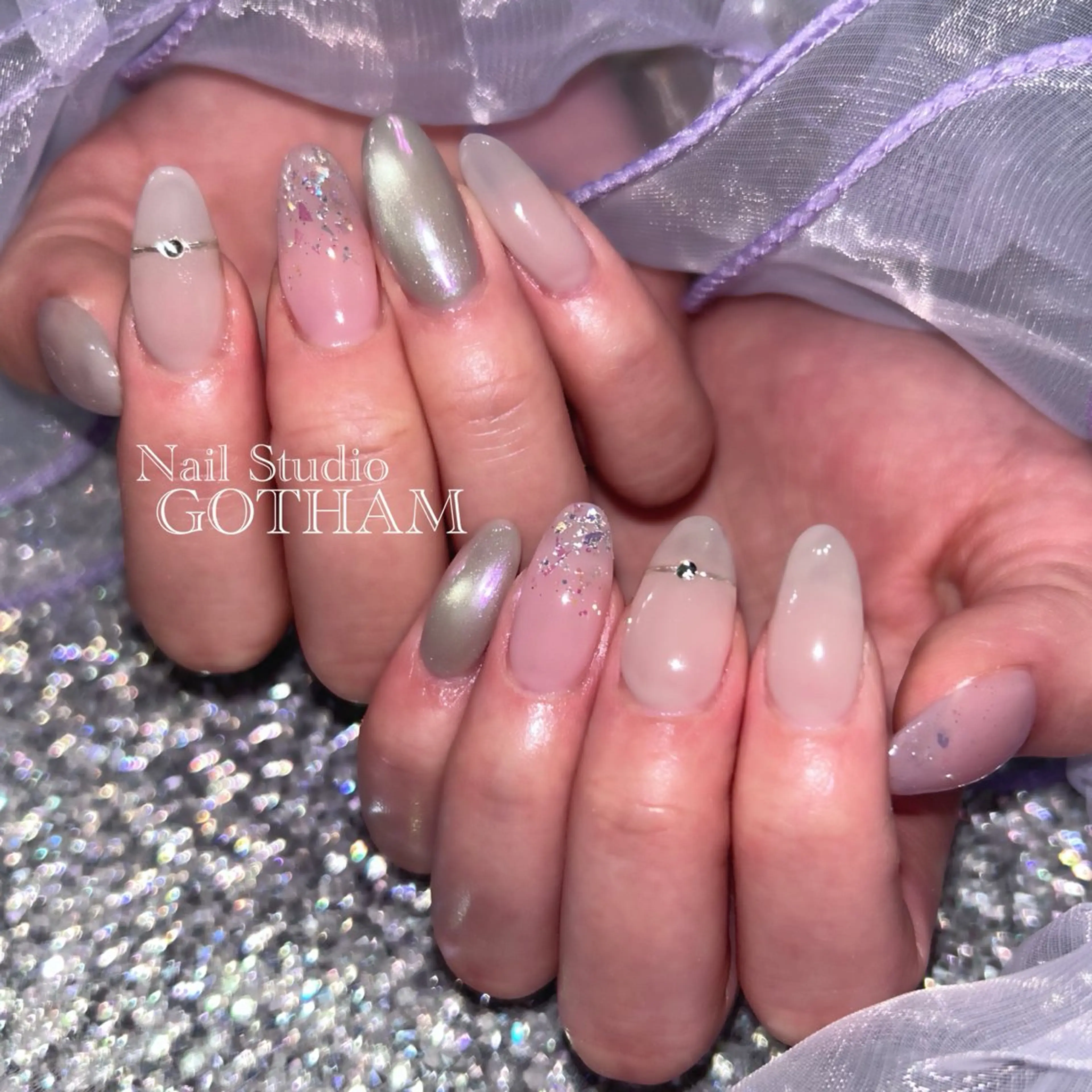 ネイル ハンドネイル Nail Studio GOTHAM所属・高円寺駅からすぐ🌈 ネイルGOTHAMのネイルデザイン