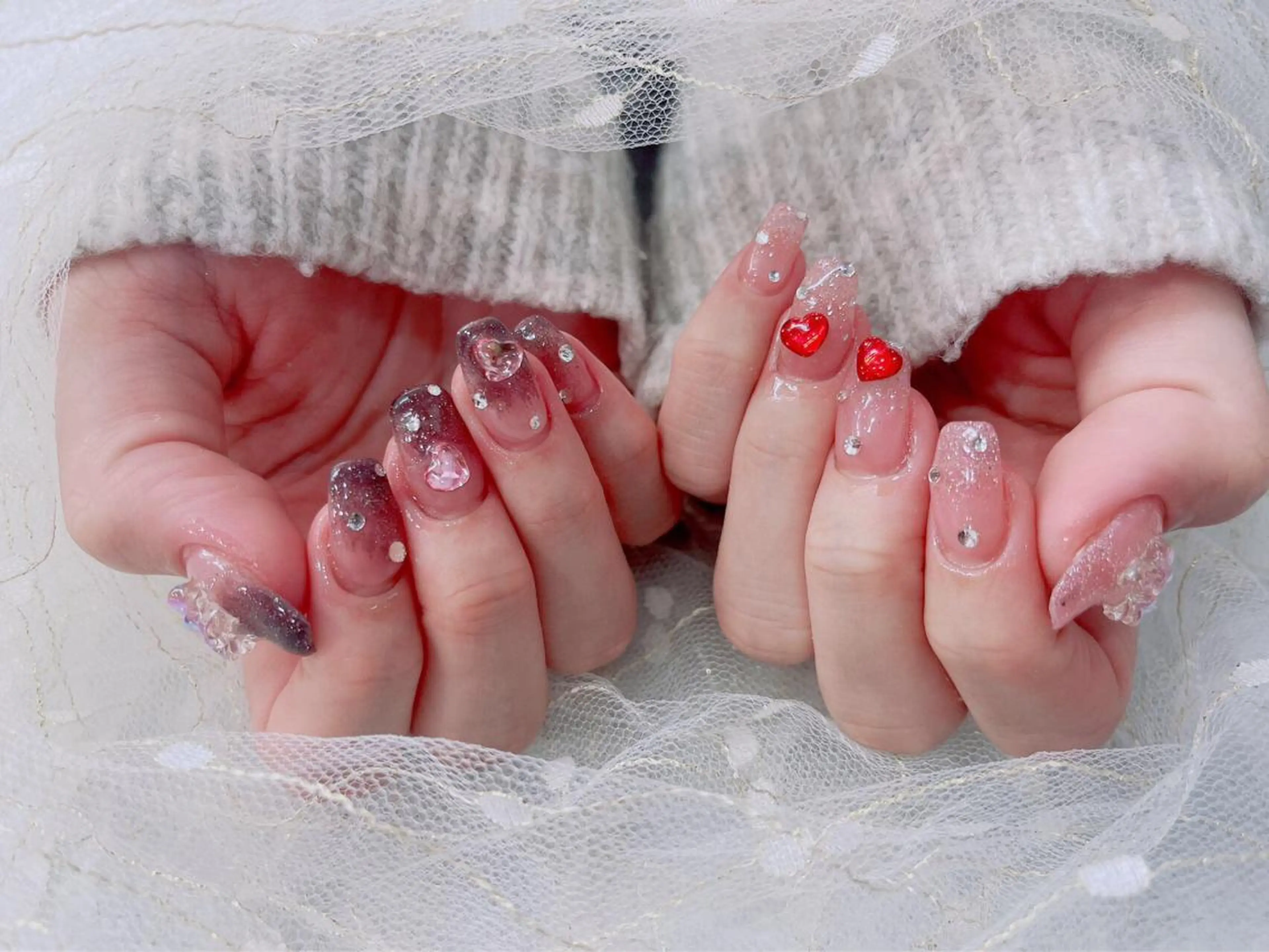 ネイル ラベンダー💖日暮里 ルル💖ネイルのネイルデザイン