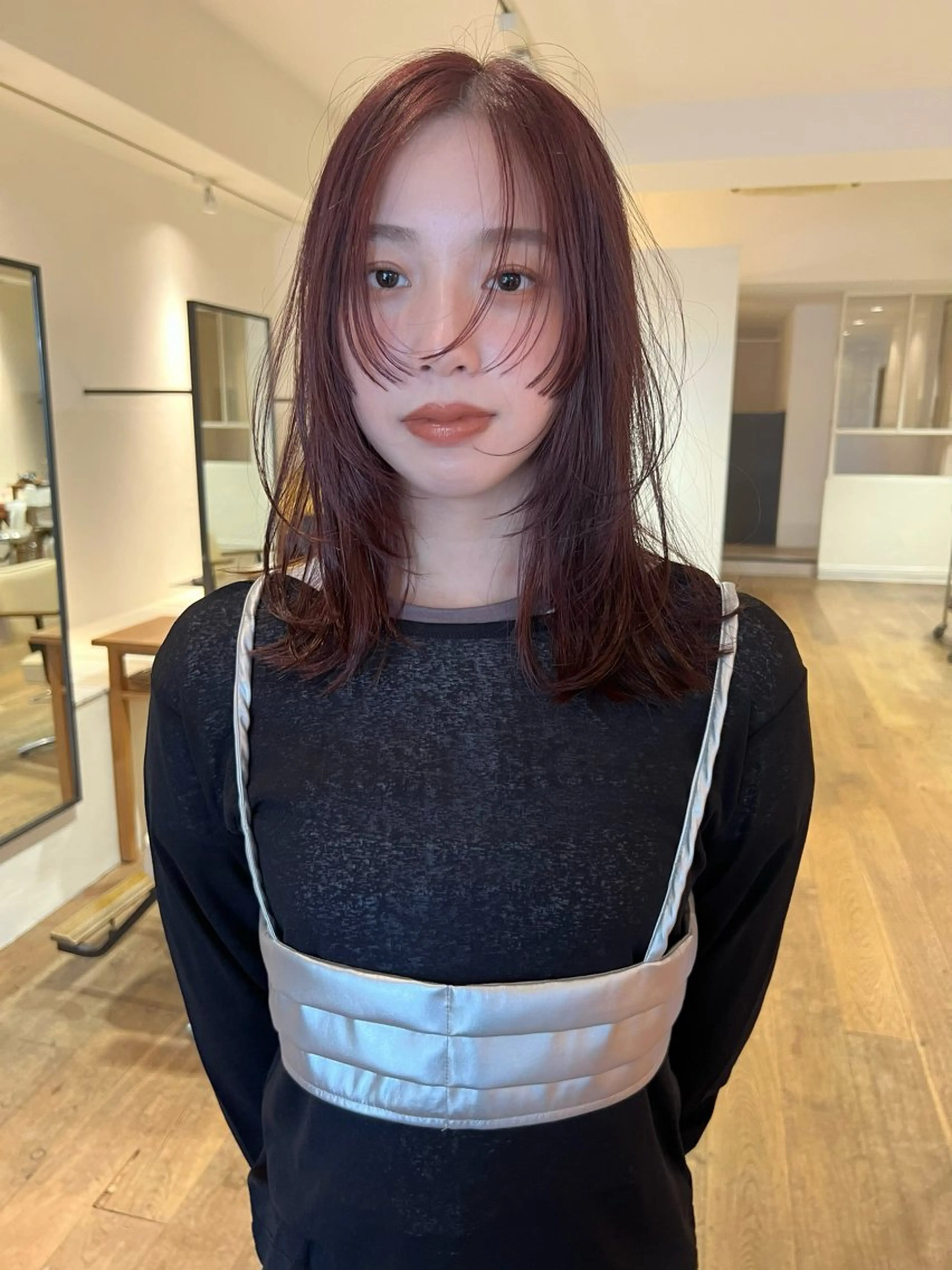 セミロング カラー KNACK/天王寺 美容室/レイヤーのヘアスタイル