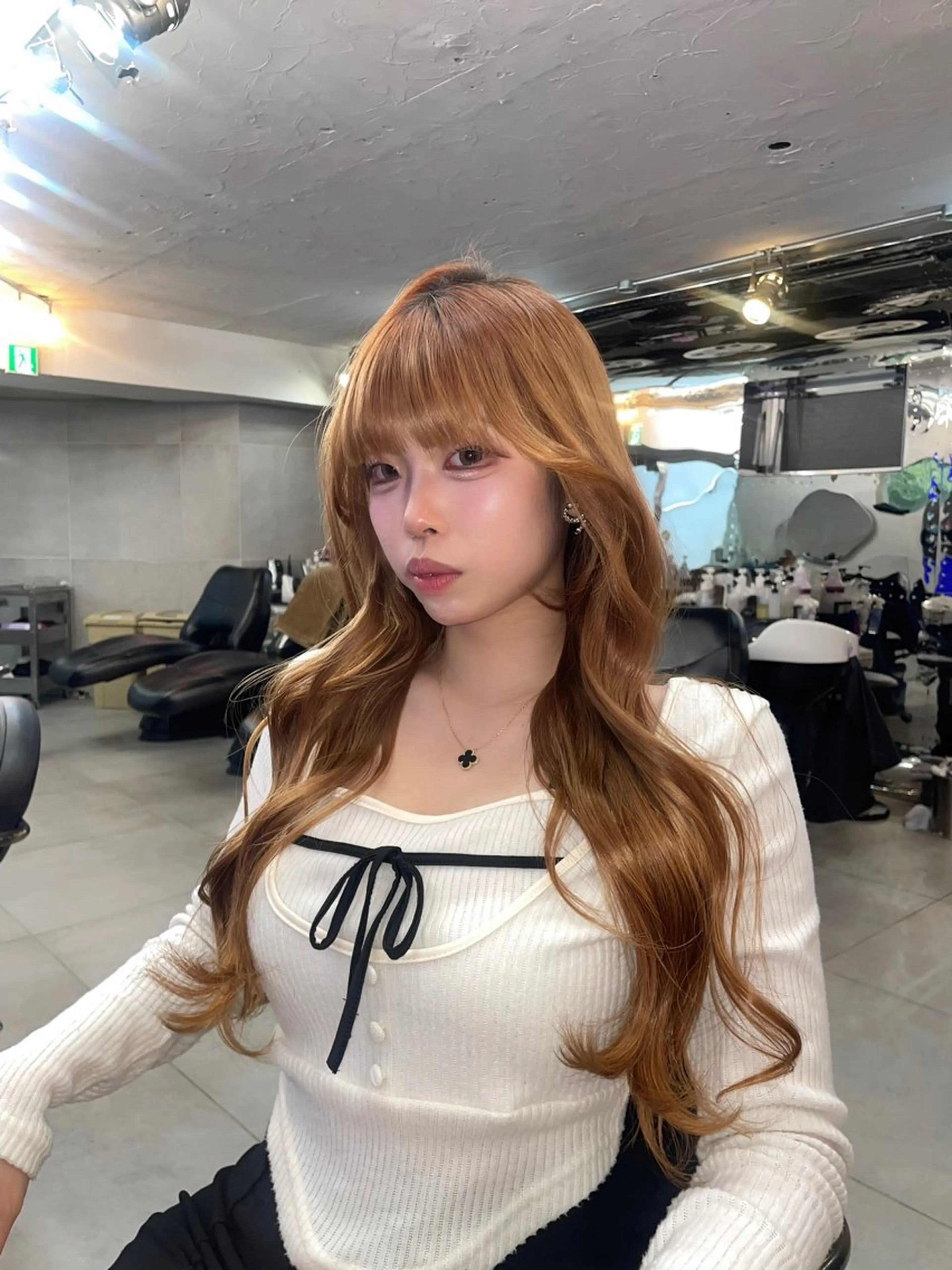 ロング トリートメント ヘッドスパ HARUNA/原宿/ デザイン/カットのヘアスタイル