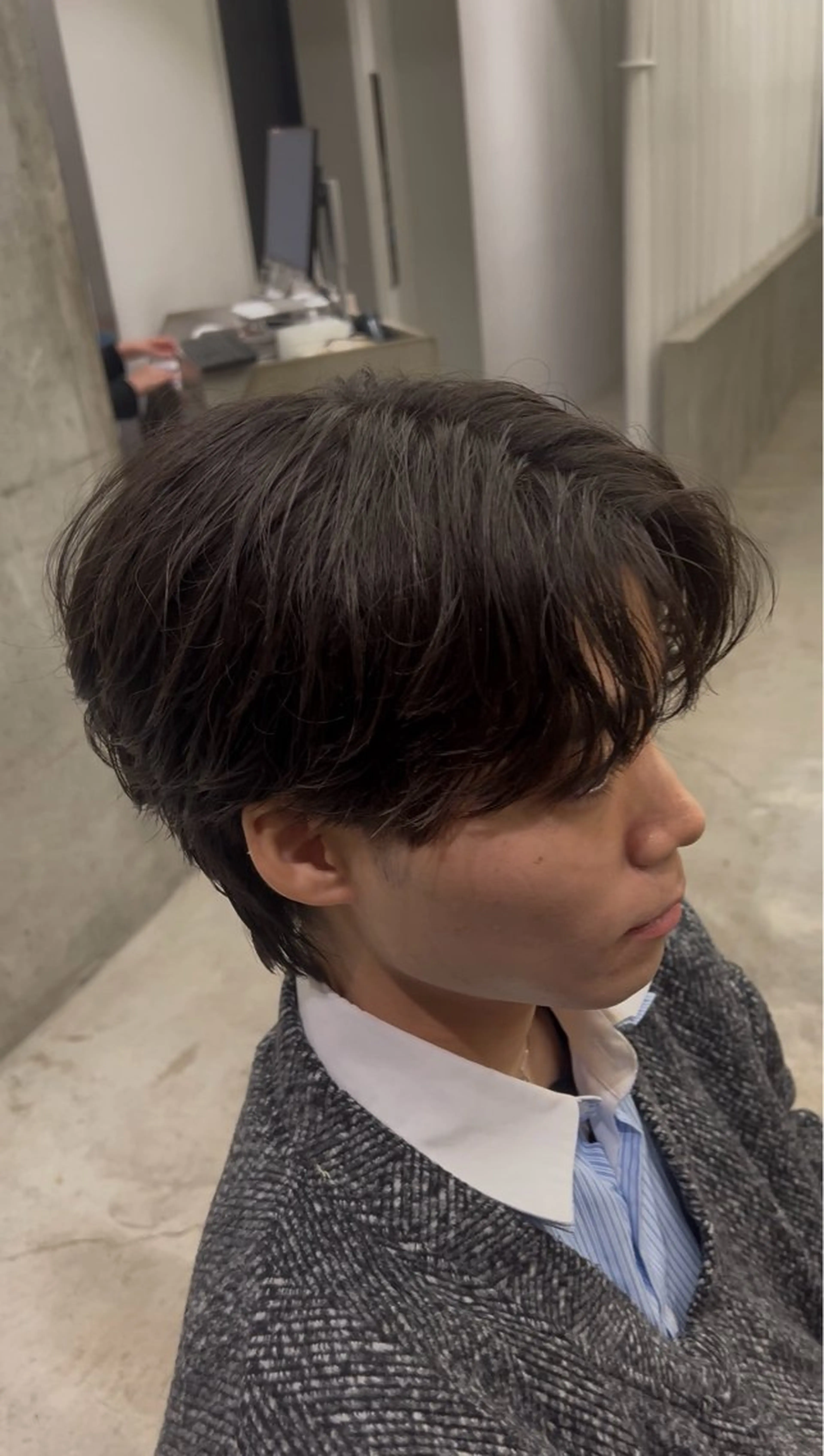 ミディアム カット 山野愛子美容室　銀座店所属・tomoメンズ特化 /パーマ/カットのヘアスタイル