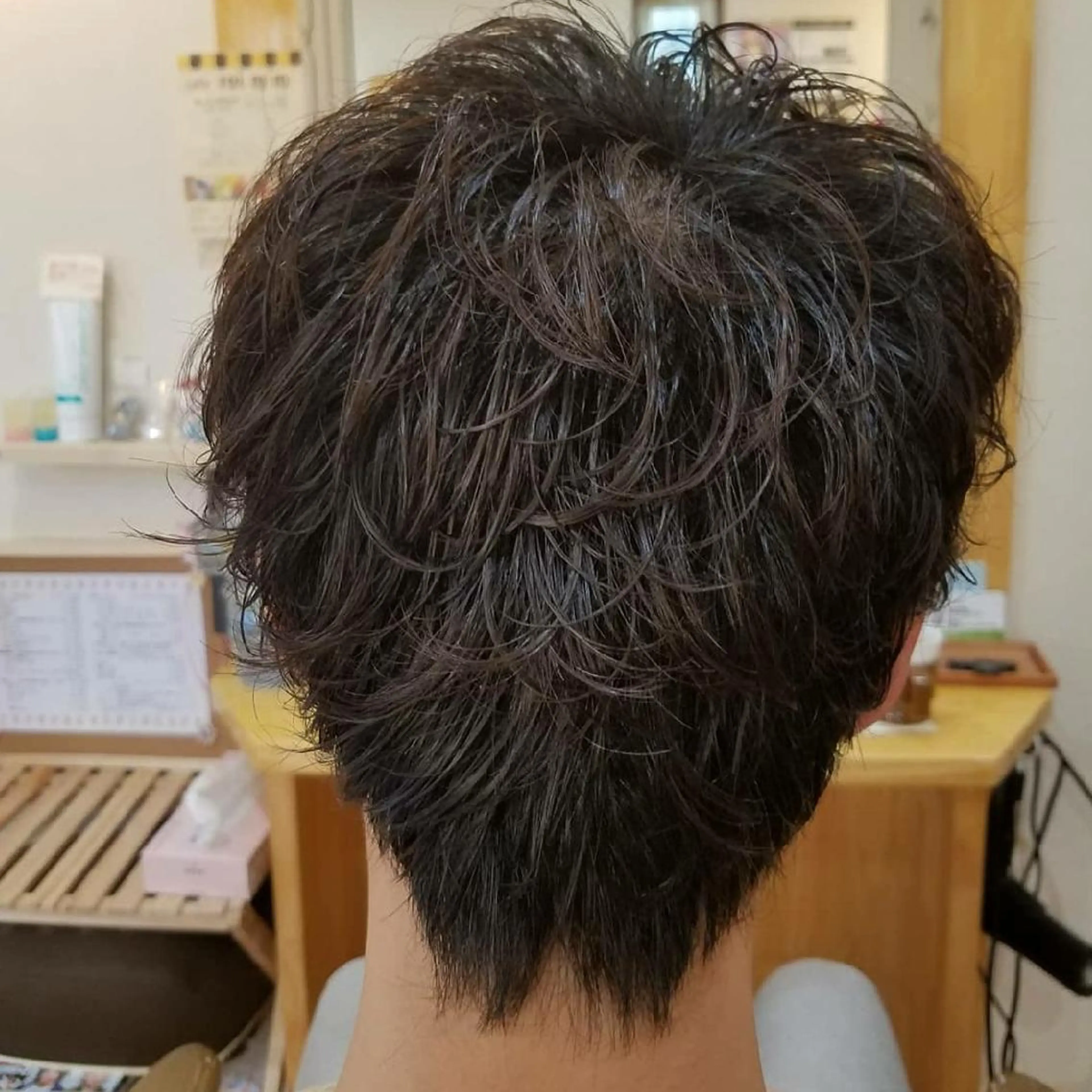 ショート パーマ メンズ 片岡 賢次のヘアスタイル
