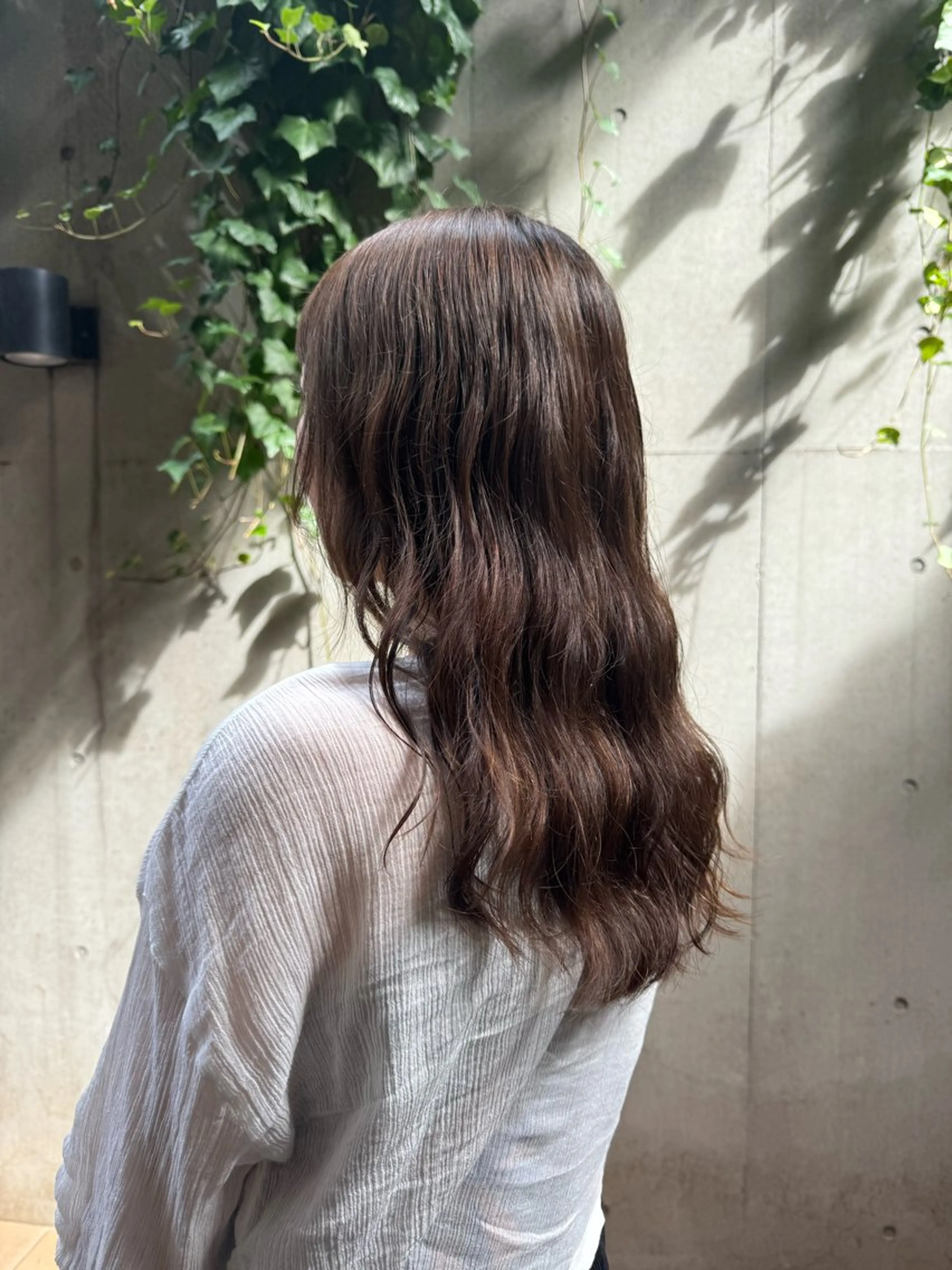 ロング カット パーマ トリートメント 大人可愛い♡コテ巻き パーマ🌼杉田 萌恵のヘアスタイル