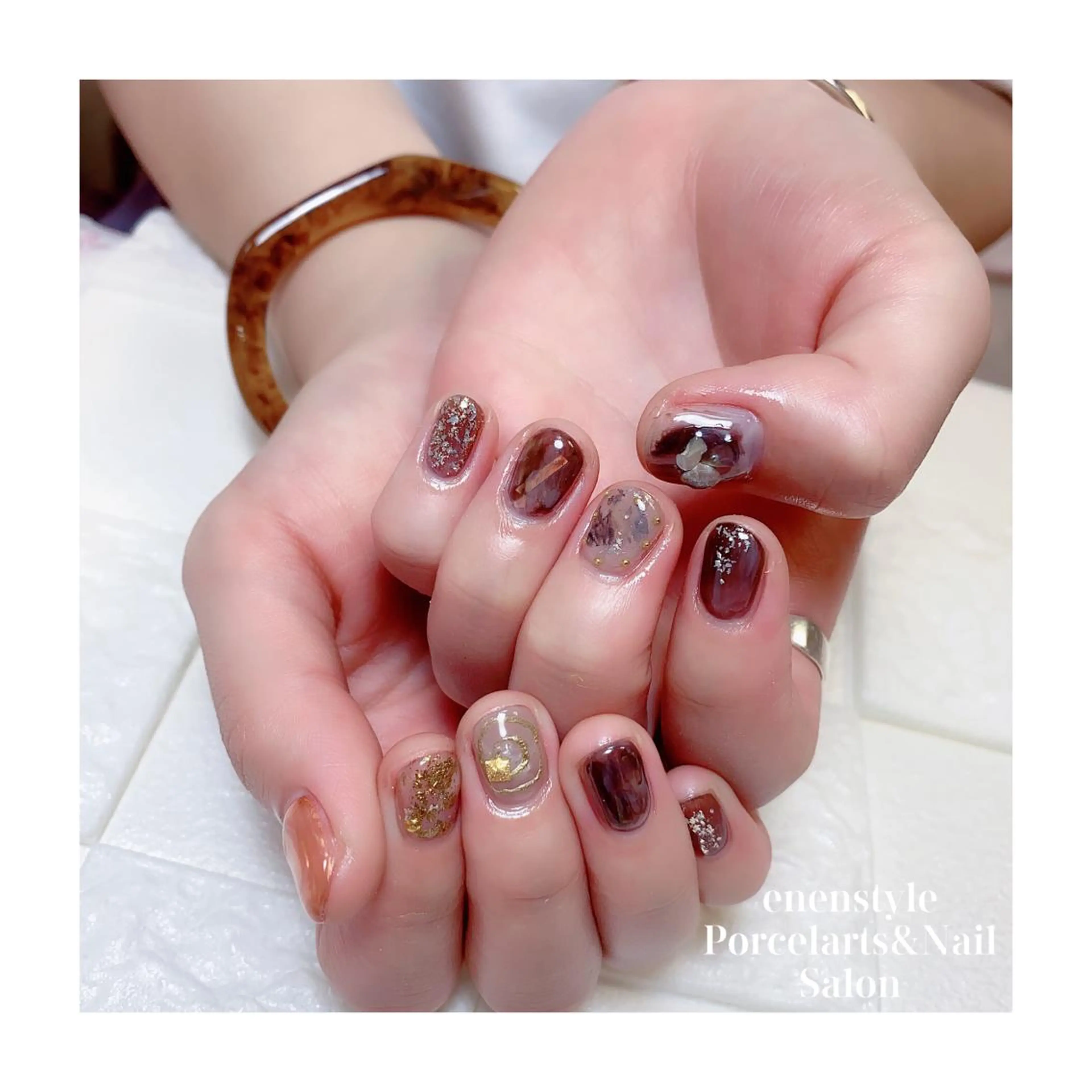 ショート ネイル ジェルネイル ニュアンスネイル オフィスネイル ワンカラーネイル パラジェル ハンドネイル 👑enen style👑のネイルデザイン