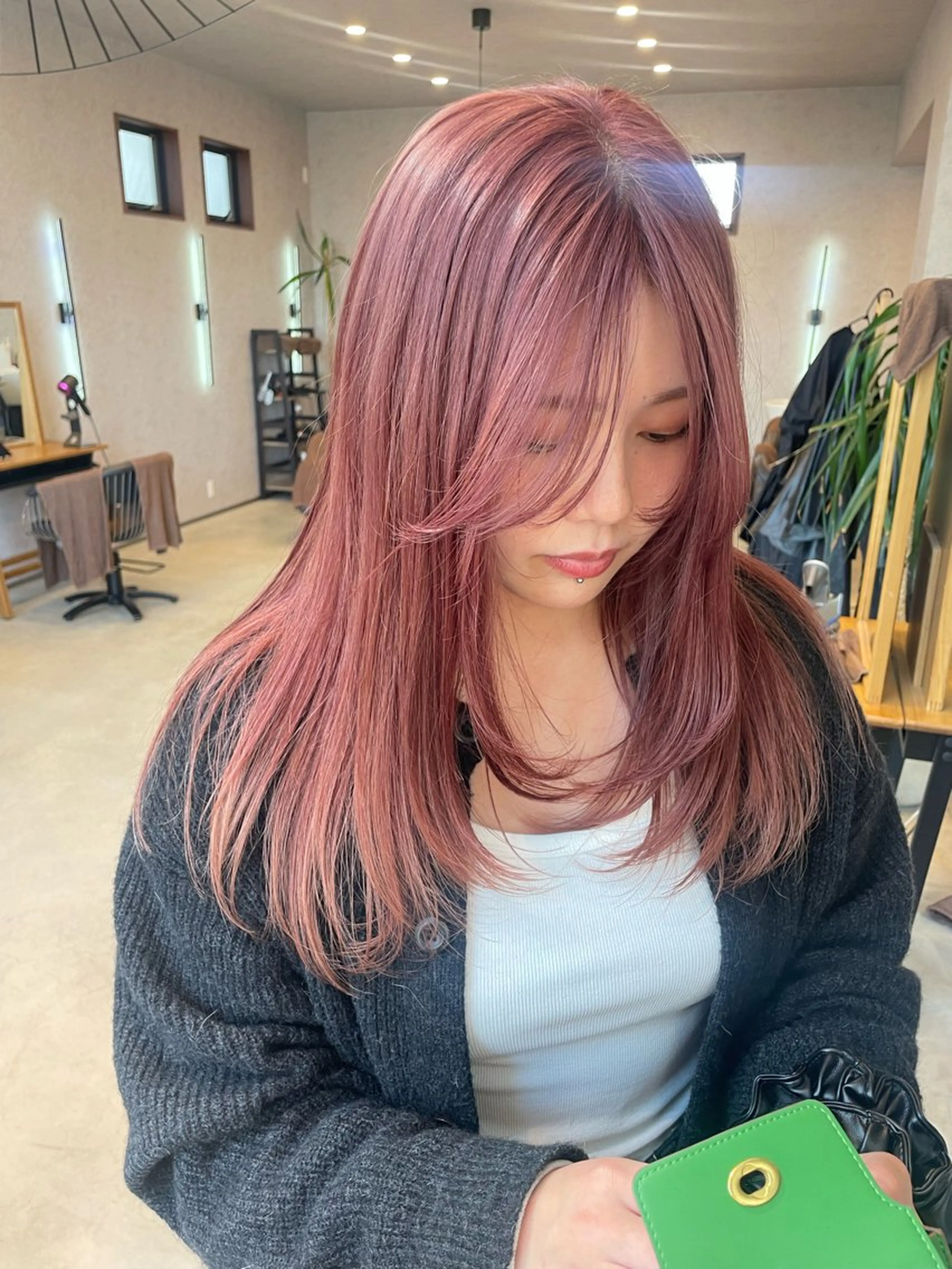 ロング カラー ヘアカラー 透明カラー/レイヤー misaki °＊のヘアスタイル