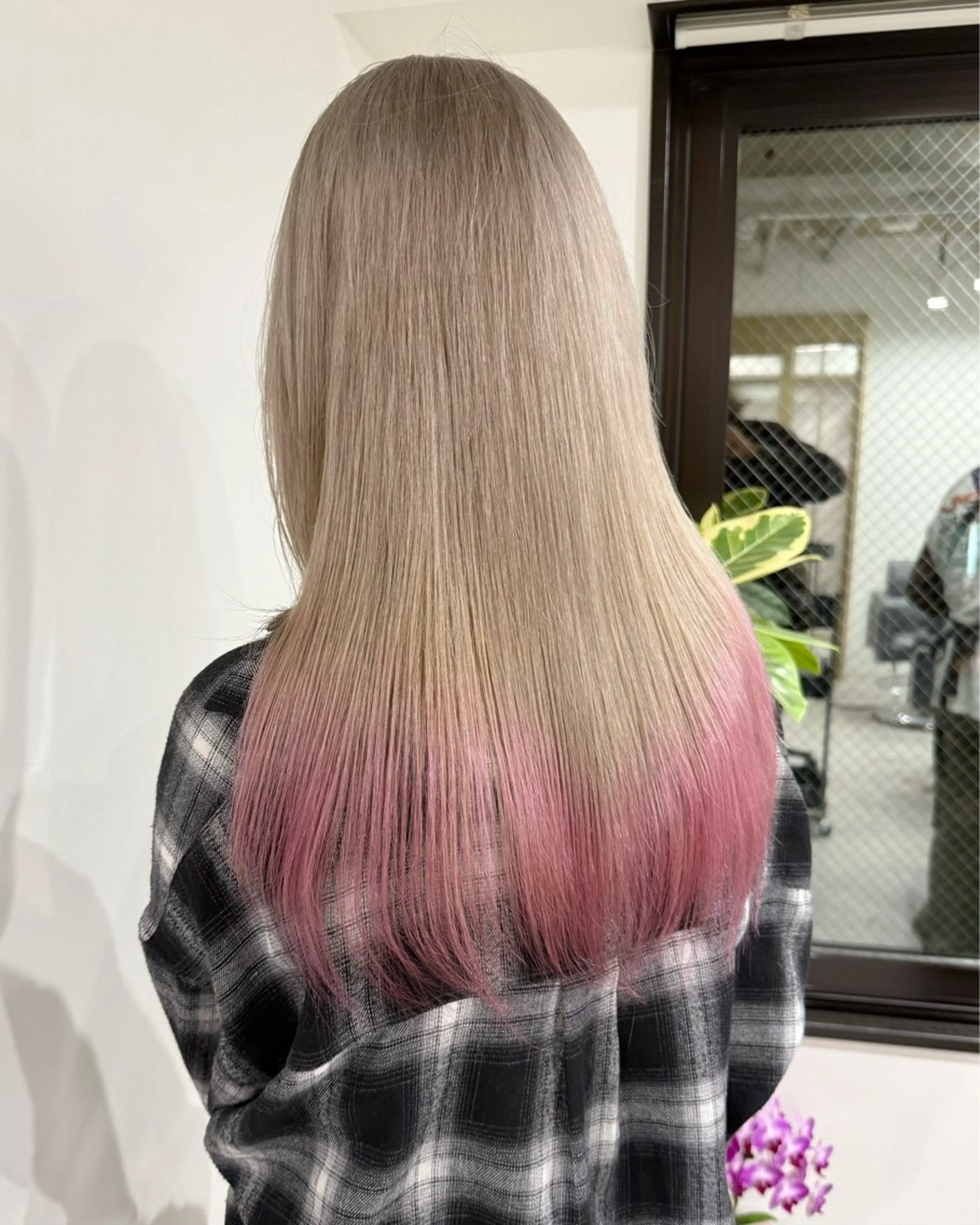 枝毛カット+トリプルカラー+トリートメント✨メンテナスカット✂️スタイルチェンジ別クーポン⚠️の写真