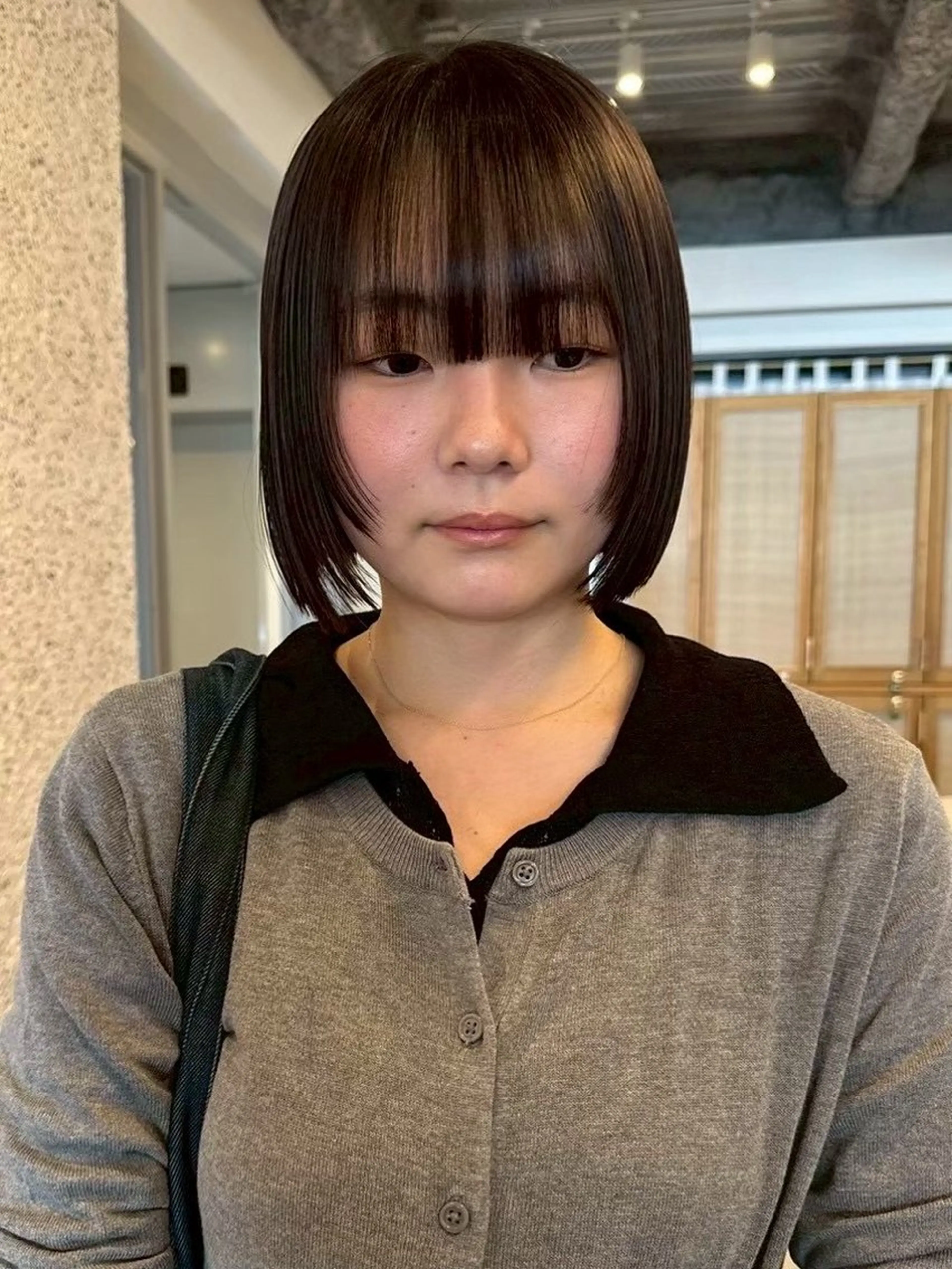 ショート 髪質改善 縮毛矯正 トリートメント nok Kaoriのヘアスタイル