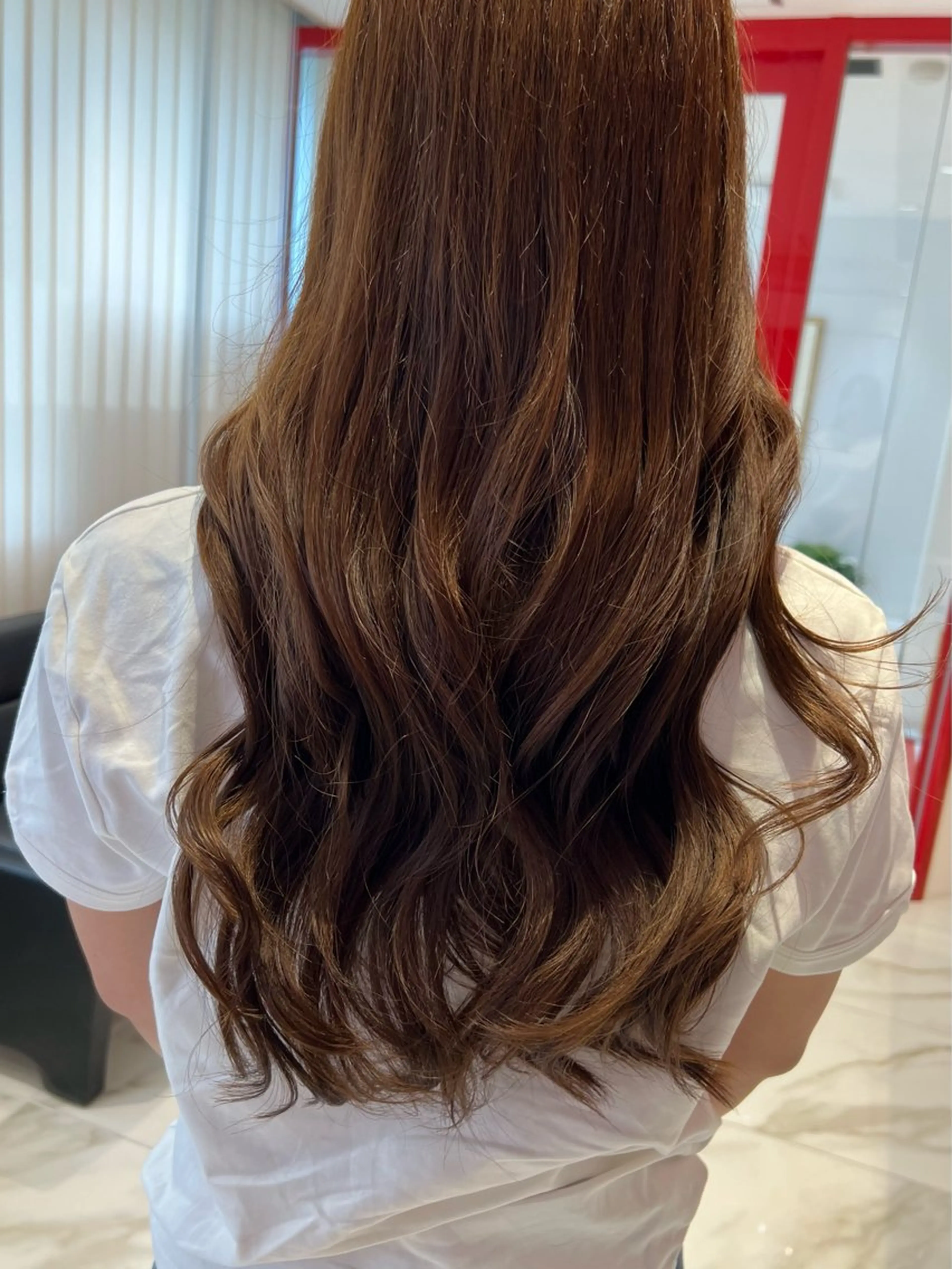 ロング カラー 山本 麗のヘアスタイル